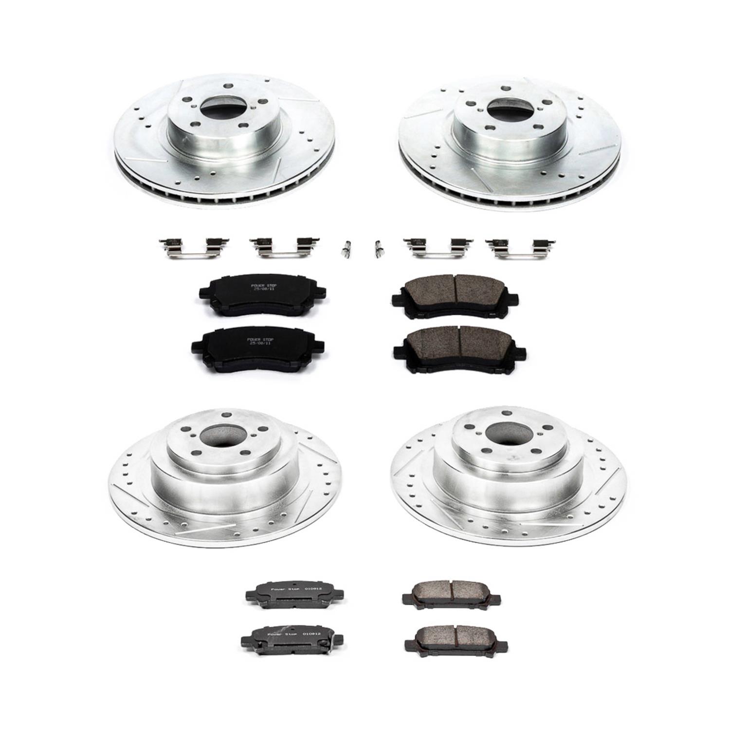 PowerStop K2749 PowerStop Z23 Evolution Sport Brake Upgrade Kits ...