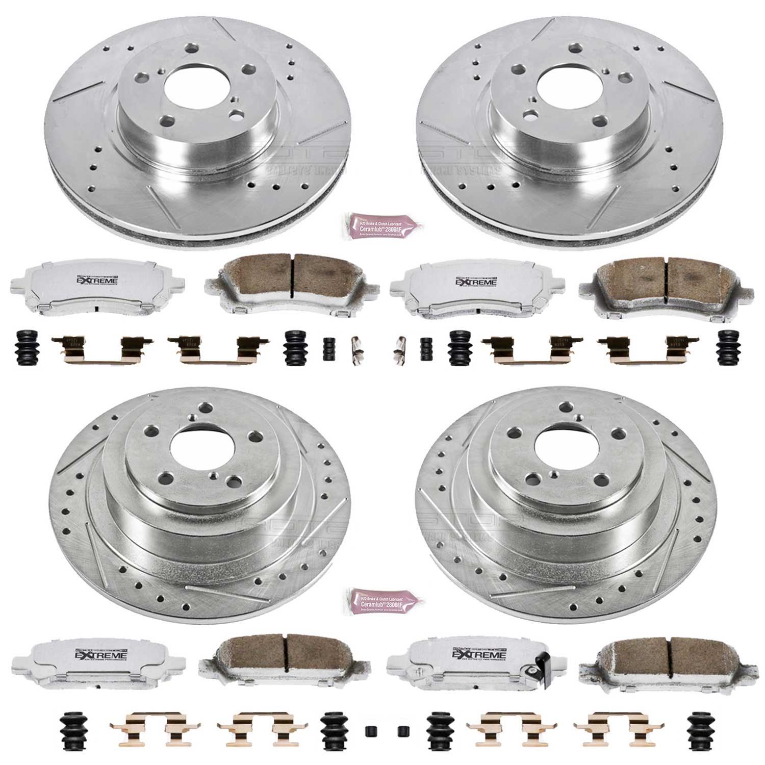 Power Stop K2750-26 1-Click Street Warrior Z26 Brake Kit