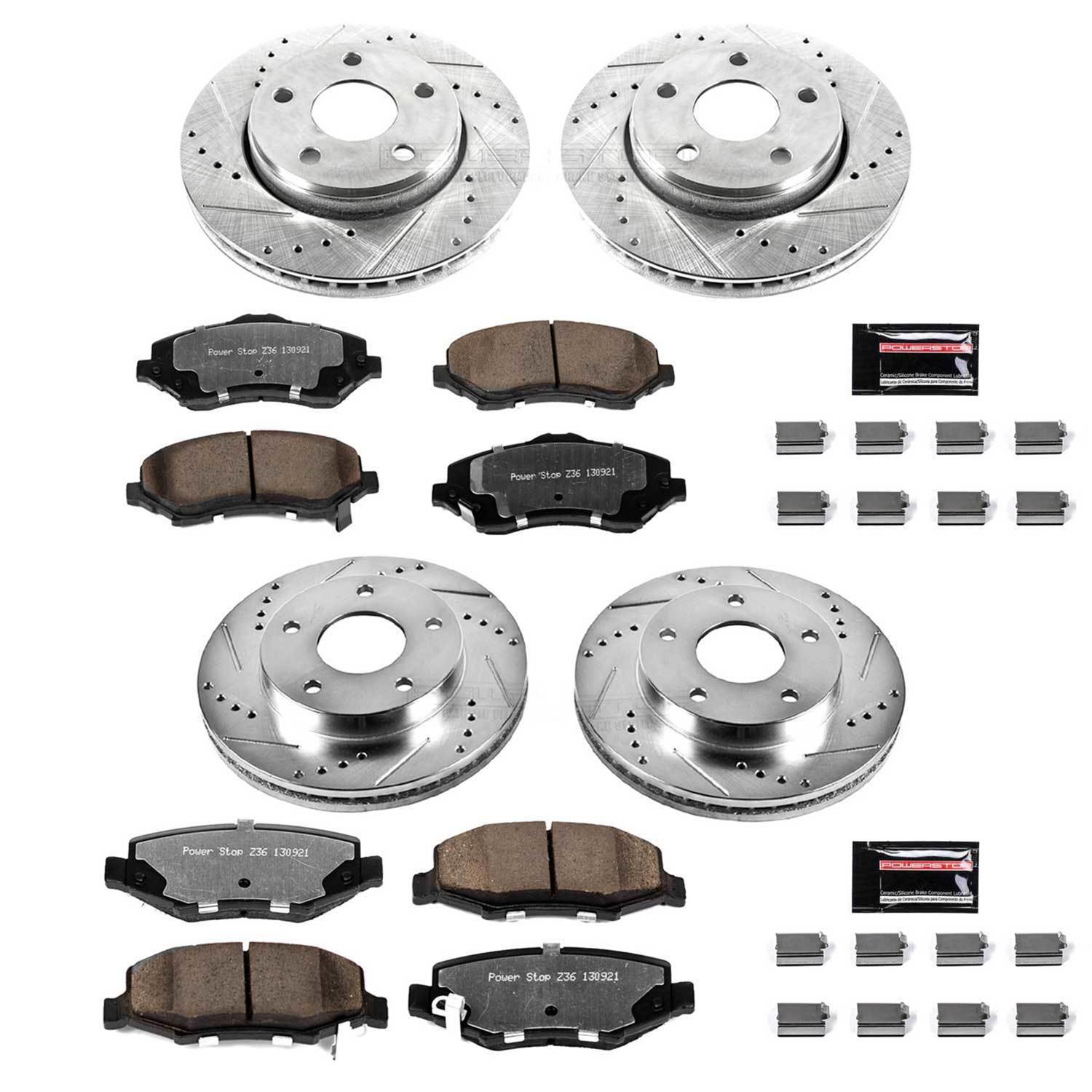 Power Stop 07-11 Dodge Nitro Front & Rear Z36 Truck & Tow Brake Kit (1x psbK1631-36, 1x psbK3046-36) thumbnail 4