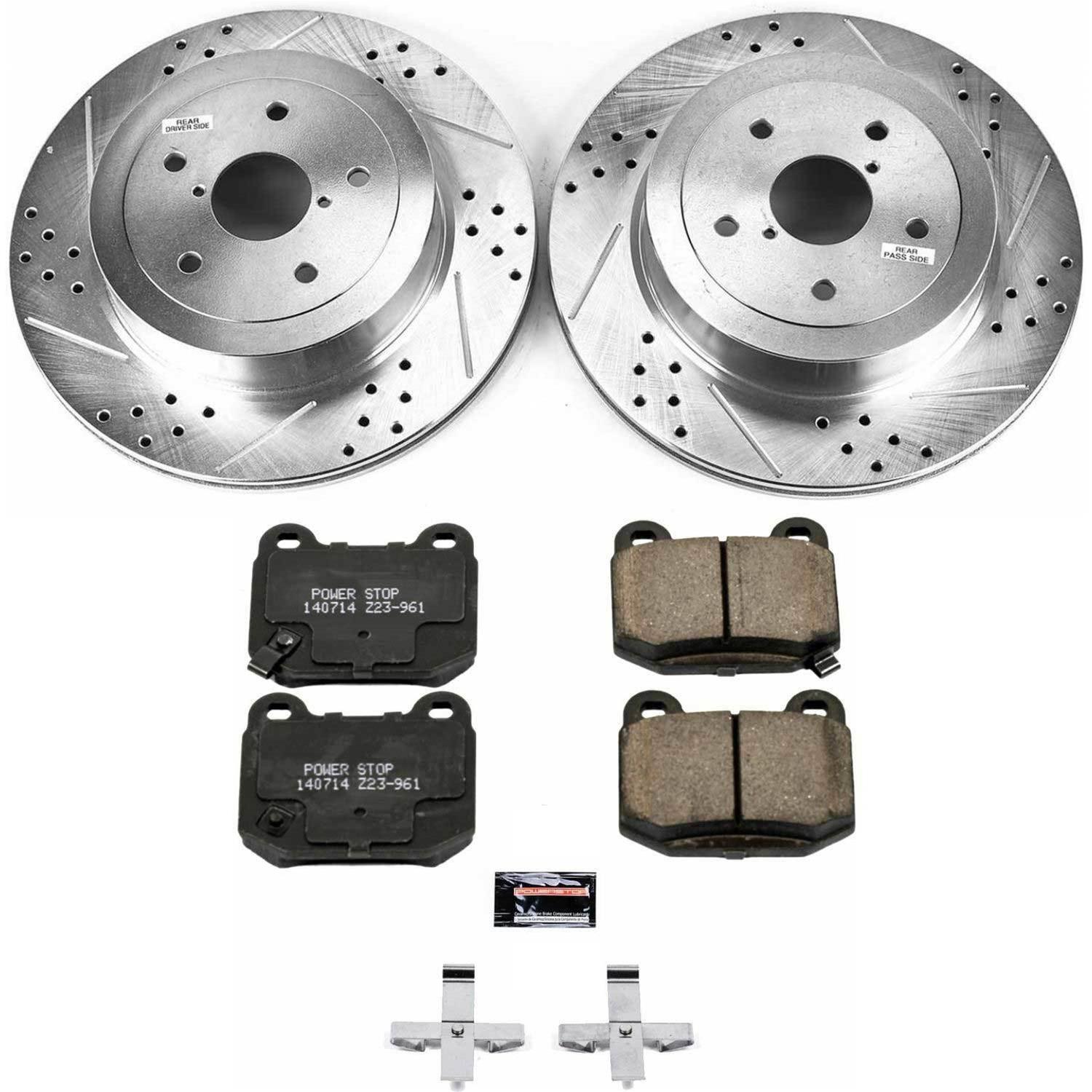 Power Stop 05-07 Subaru Impreza Front & Rear Z23 Evolution Sport Brake Kit (1x psbK131, 1x psbK2913) thumbnail 8