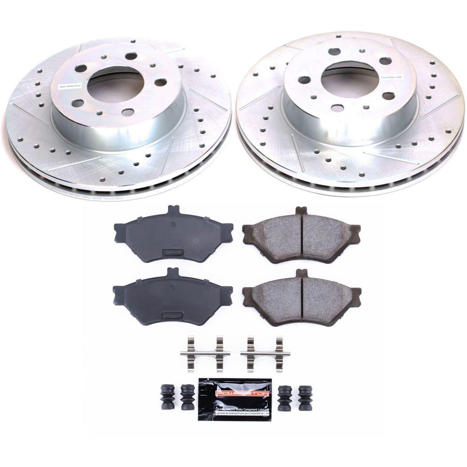 PowerStop Rear Z23 Evolution Sport Brake Kit | Acura MDX (17-19) (K7901) main image 0