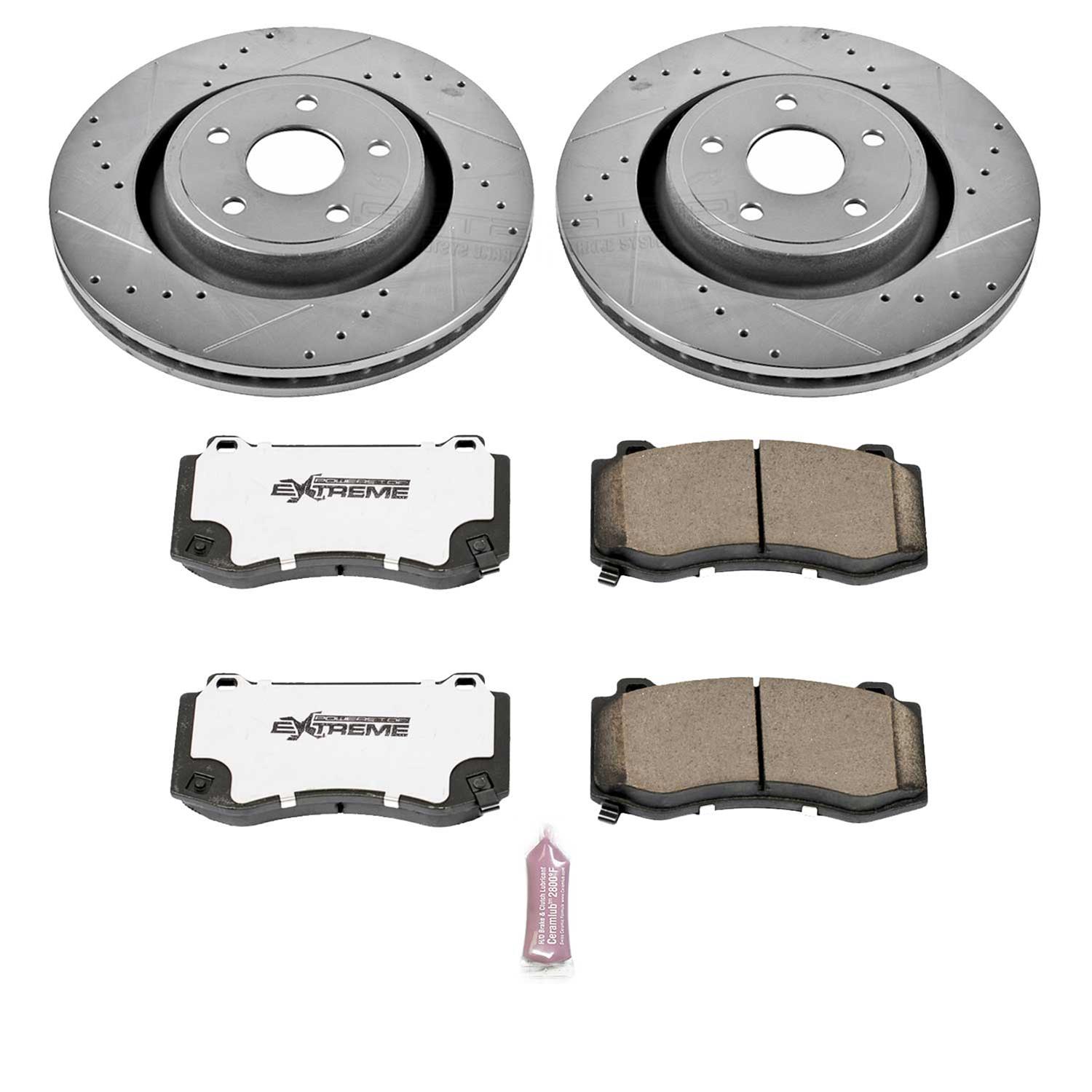 Power Stop K2924 26 Power Stop Z26 Street Warrior Brake Upgrade Kits 