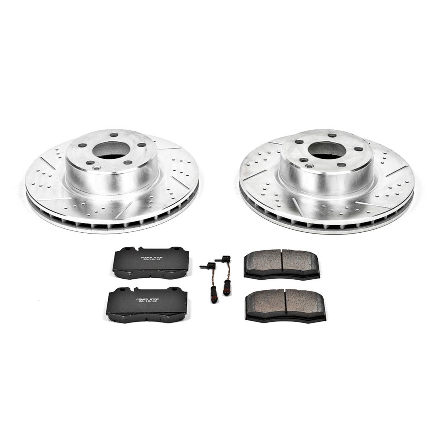Power Stop 03-06 Mercedes-Benz CL500 Front & Rear Z23 Evolution Sport Brake Kit (1x psbK6200, 1x psbK2932) thumbnail 3