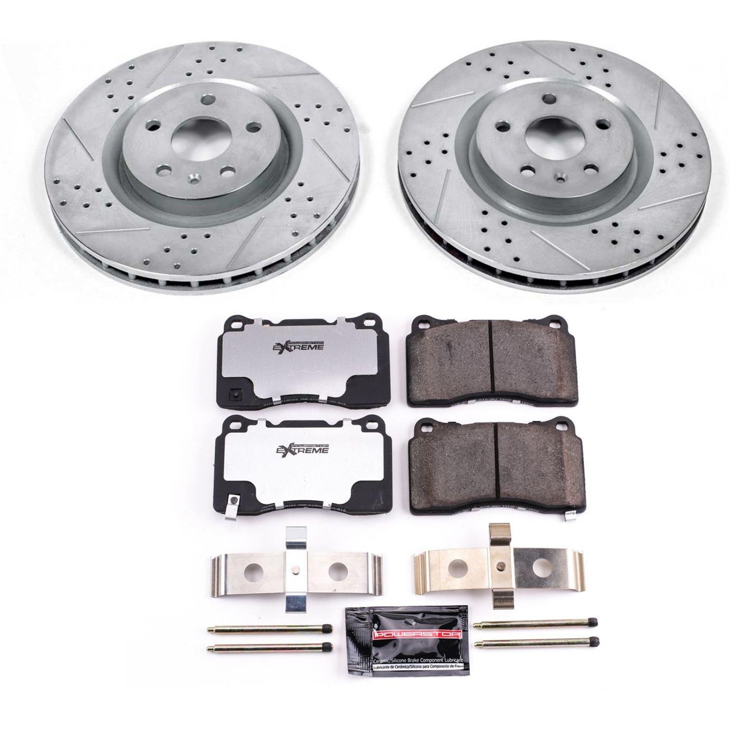 PowerStop K6187-26 PowerStop Z26 Street Warrior Brake Upgrade Kits