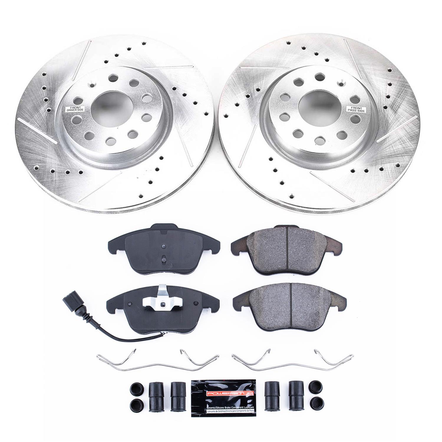 Power Stop K6763 - Front And Rear Z23 Evolution Sport Brake Kit - View #11