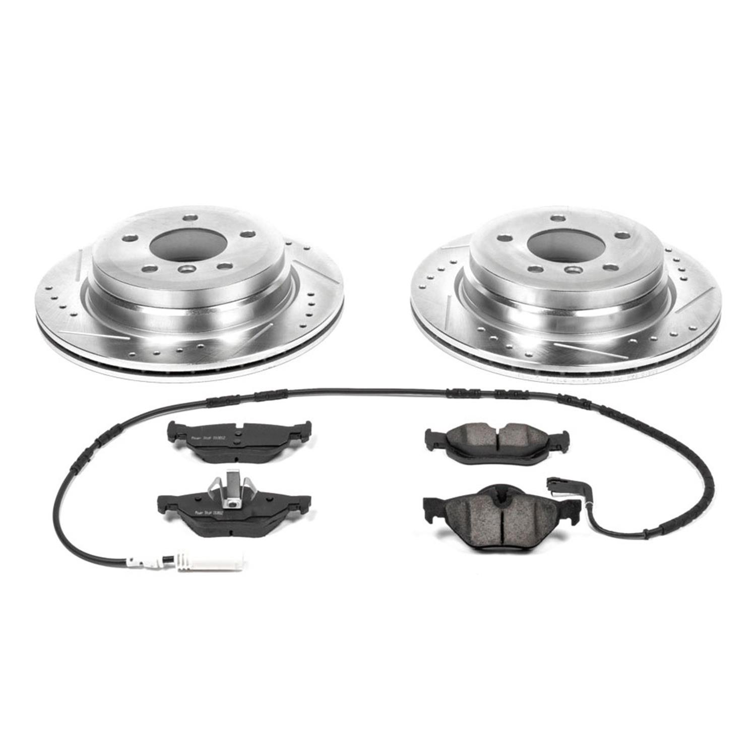 Power Stop 09-10 BMW 328i xDrive Front & Rear Z23 Evolution Sport Brake Kit w/Calipers (1x psbS3360, 1x psbK3002, 1x psbS3226, 1x psbK4678) thumbnail 7