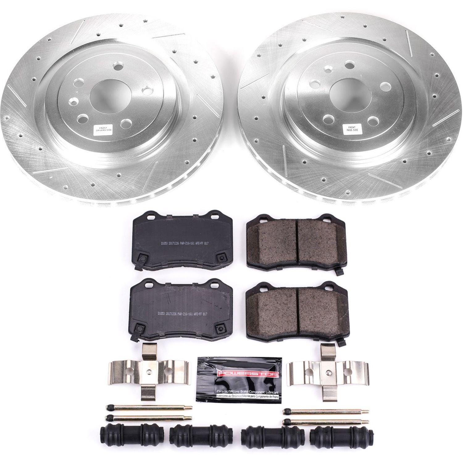 Power Stop 10-15 Chevrolet Camaro Rear Z23 Evolution Sport Brake Kit w/Calipers (1x psbK3019, 1x psbS5282) thumbnail 3