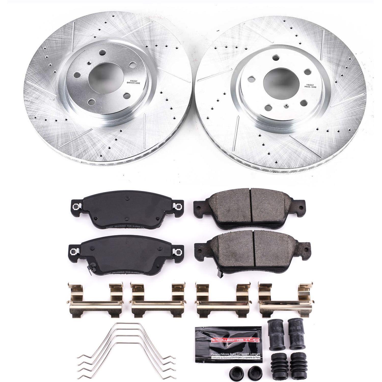Power Stop 07-08 Infiniti G35 Front Z23 Evolution Sport Brake Kit w/Calipers (1x psbS3702, 1x psbK3022) thumbnail 2