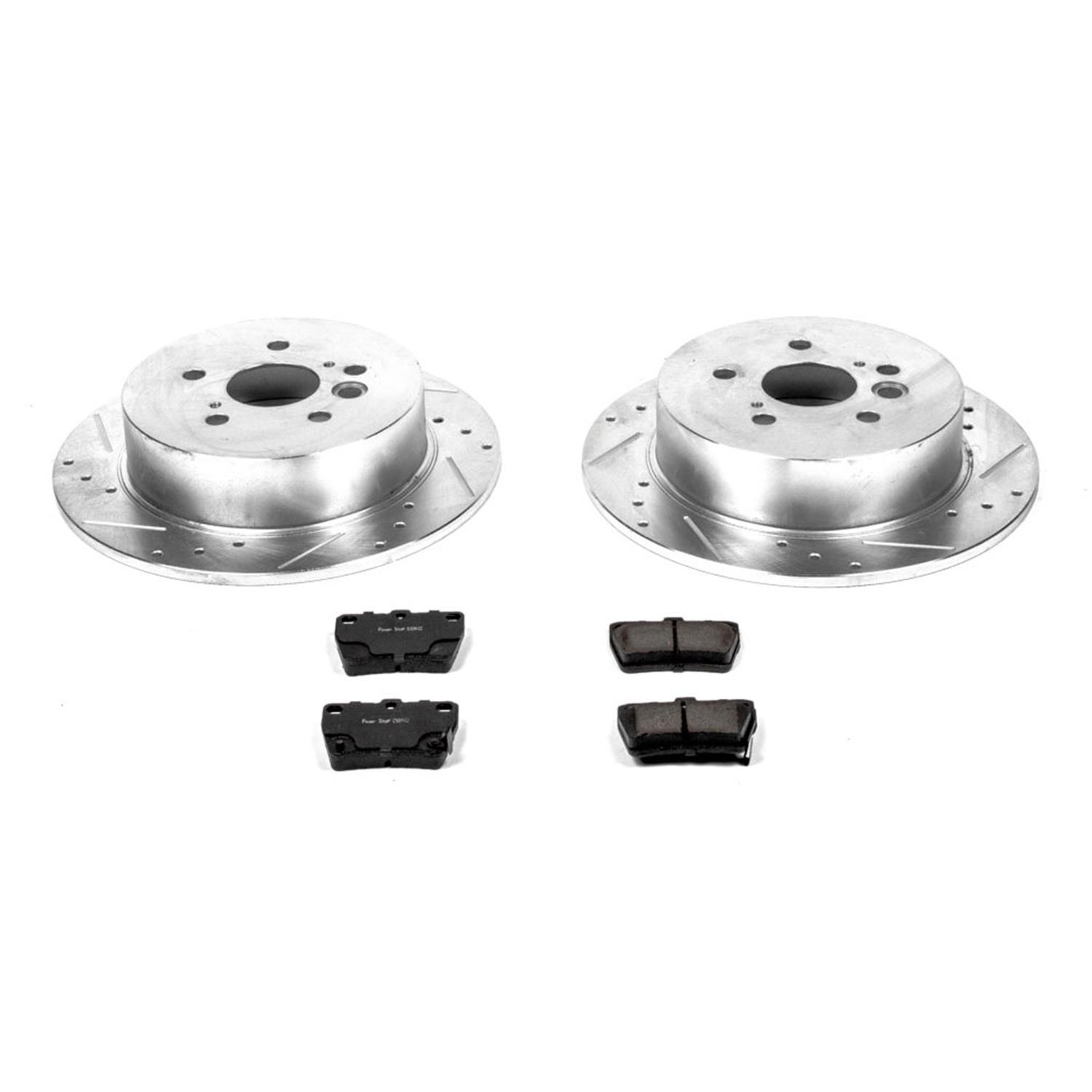 Power Stop K3028 Power Stop Z23 Evolution Sport Brake Upgrade Kits Summit Racing