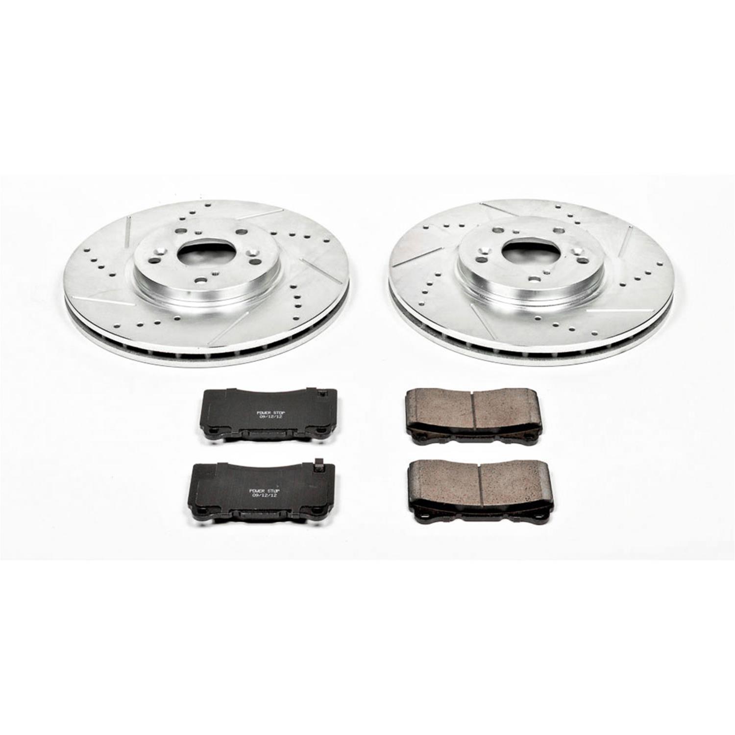 PowerStop Front Z23 Evolution Sport Brake Kit | BMW 735i (87-89) (K7331) main image 1