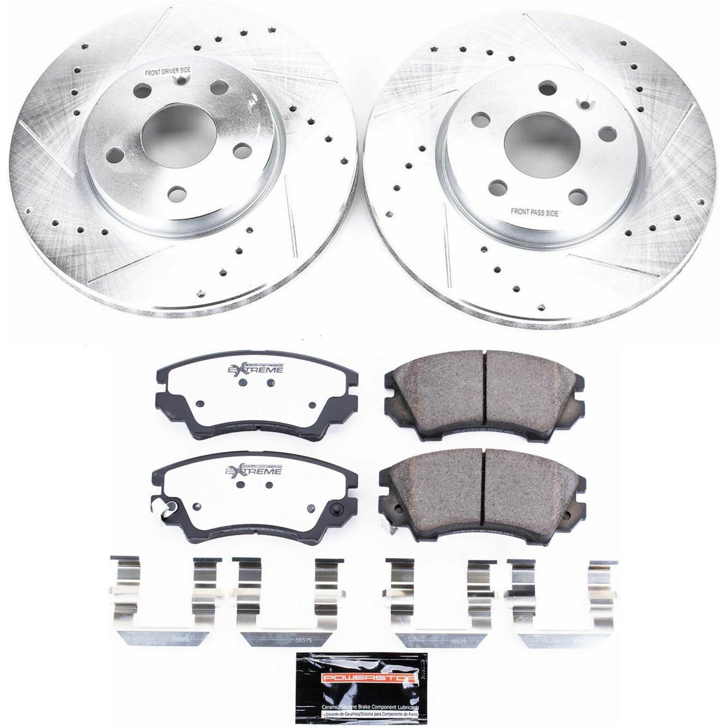 Power Stop 2017 Buick Regal Front & Rear Z26 Street Warrior Brake Kit (1x psbK5547-26, 1x psbK3031-26) thumbnail 5