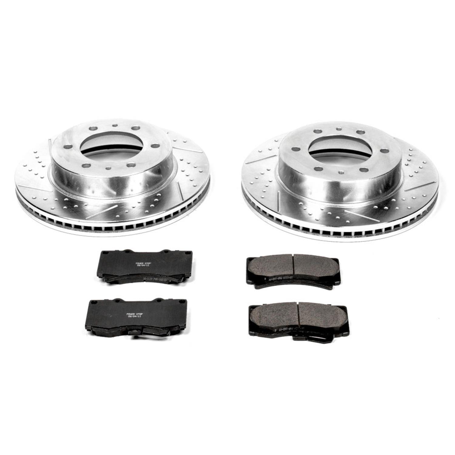 PowerStop Rear Z23 Evolution Sport Brake Kit w/ Calipers | Infiniti G35 (2007–2008) (KC2986)