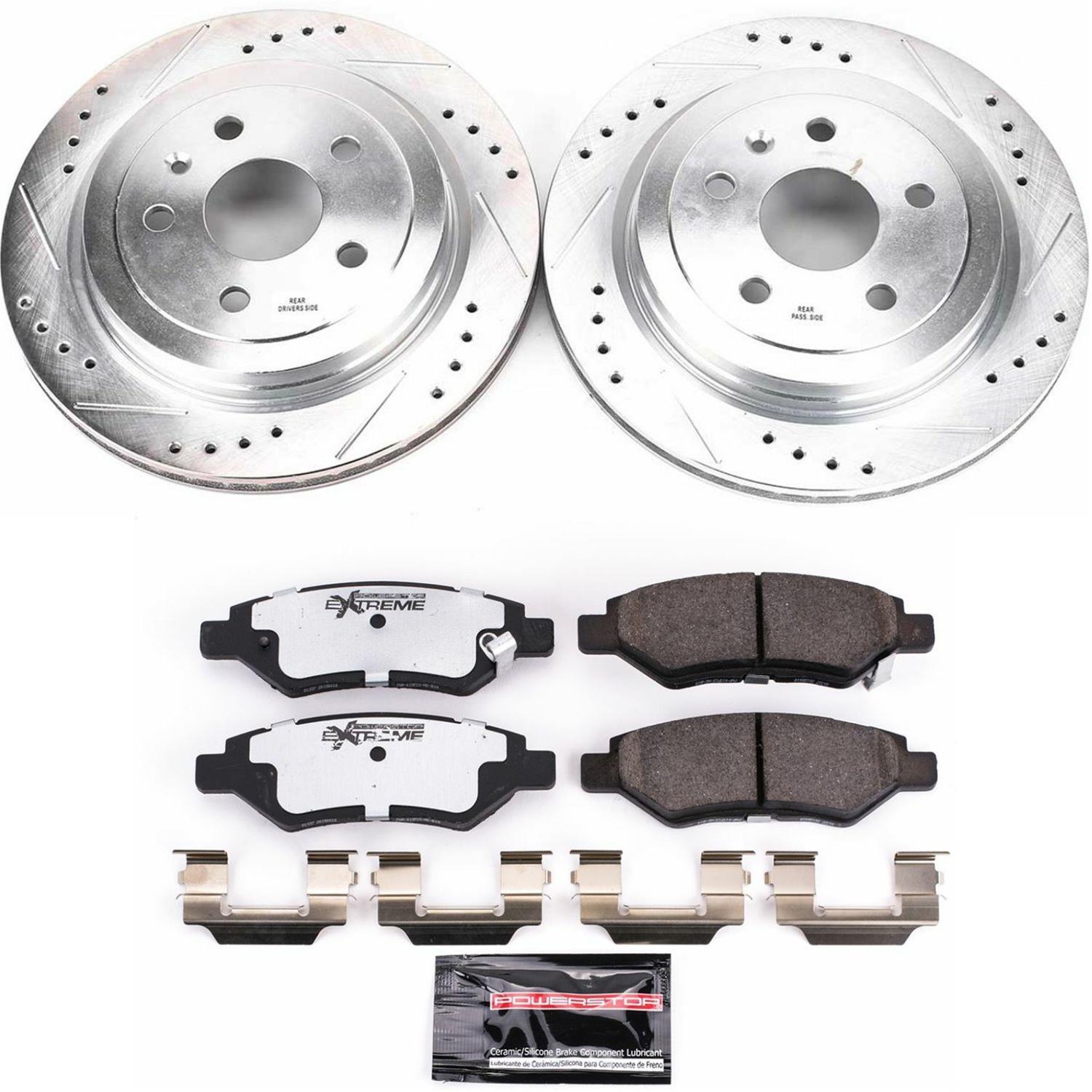 Power Stop 10-15 Chevrolet Camaro Front & Rear Z26 Street Warrior Brake Kit (1x psbK3072-26, 1x psbK3031-26) thumbnail 5