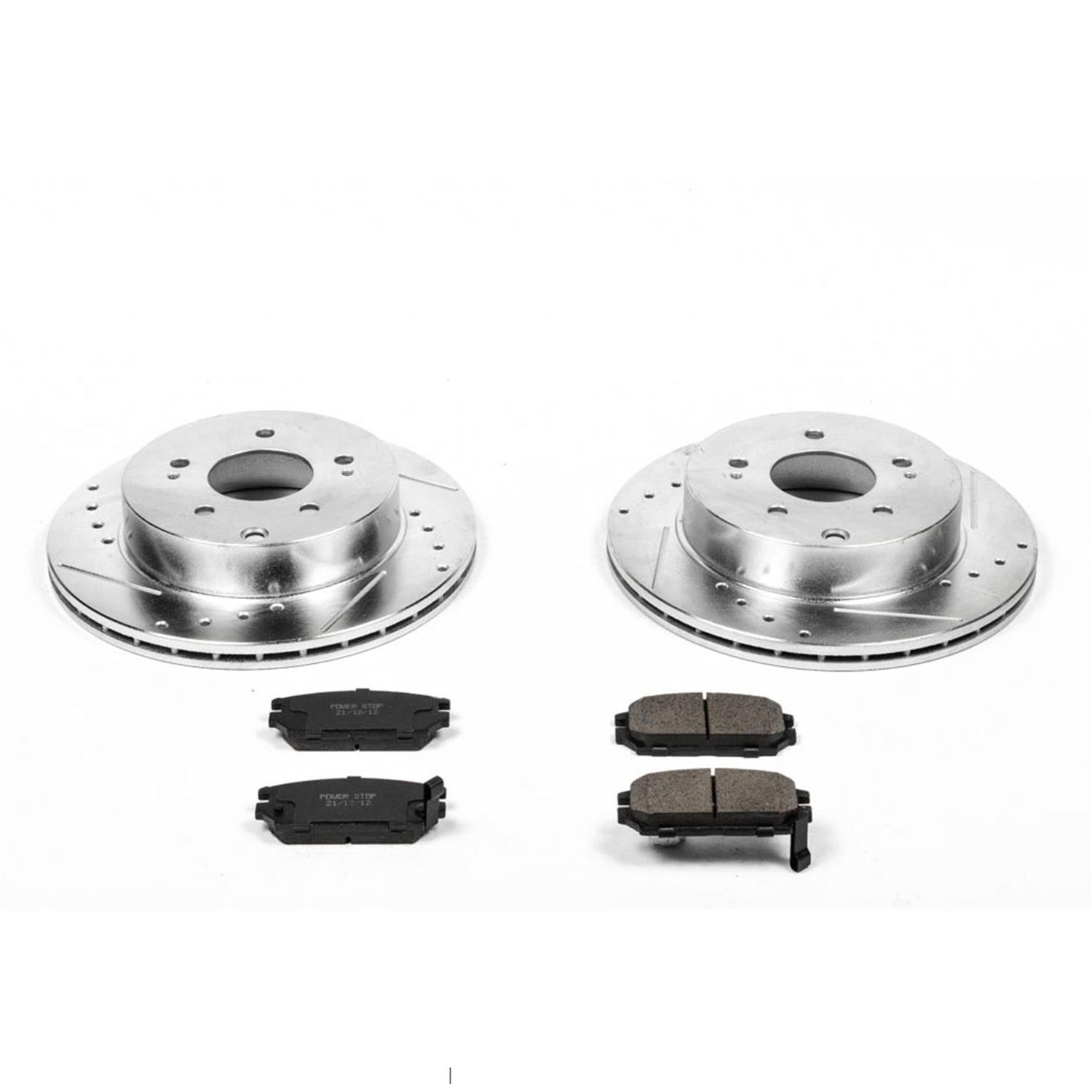 Power Stop 06-12 Mitsubishi Eclipse Front & Rear Z23 Evolution Sport Brake Kit (1x psbK3079, 1x psbK094) thumbnail 4