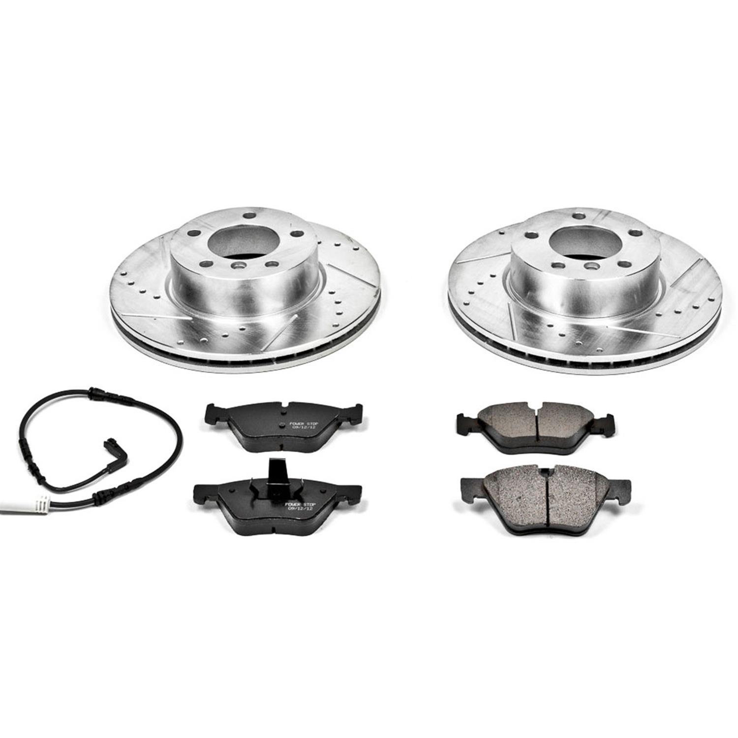 Power Stop 08-10 BMW 128i Front & Rear Z23 Evolution Sport Brake Kit (1x psbK5687, 1x psbK3087) thumbnail 4