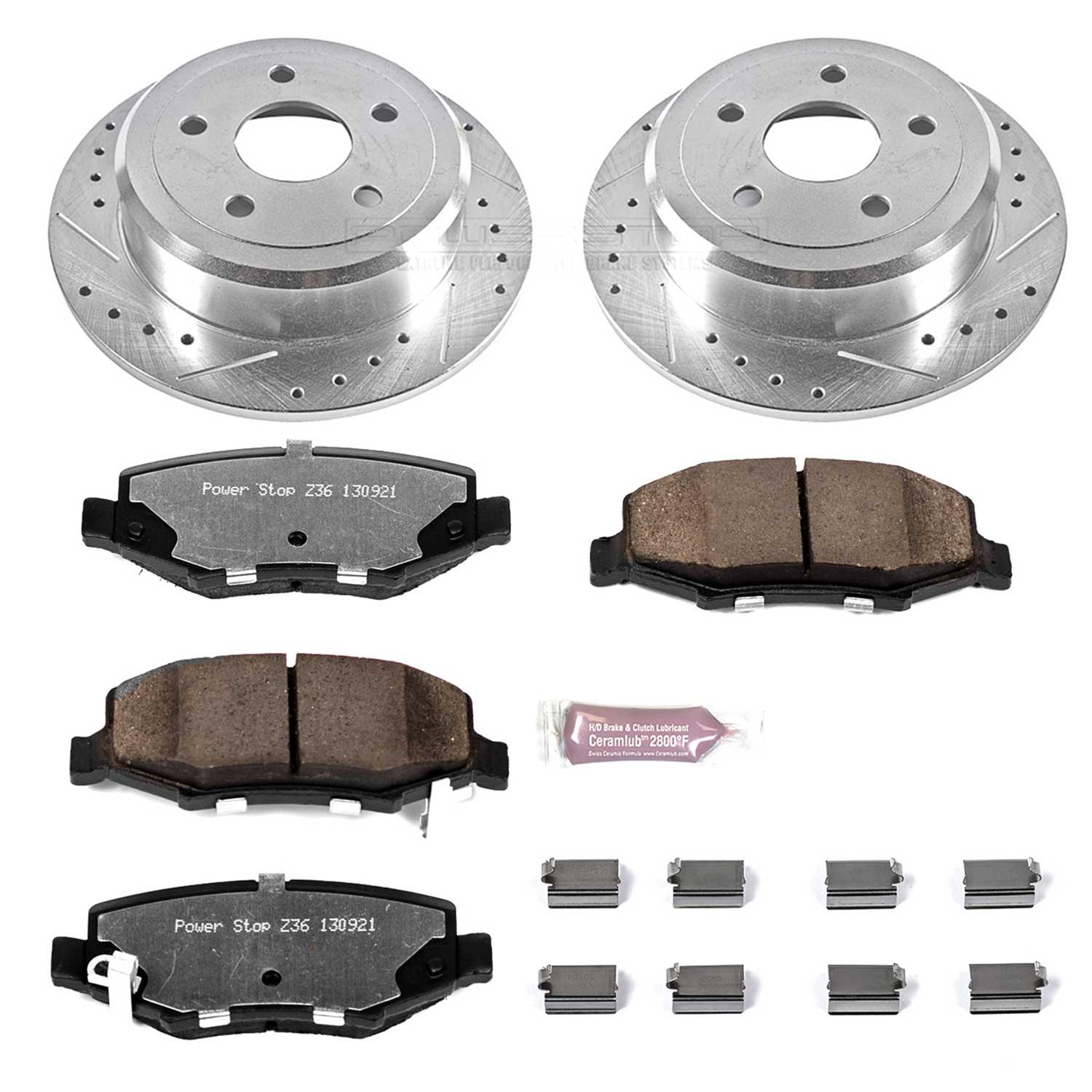 Power Stop K309036 Power Stop Z36 Truck and Tow Brake Upgrade Kits