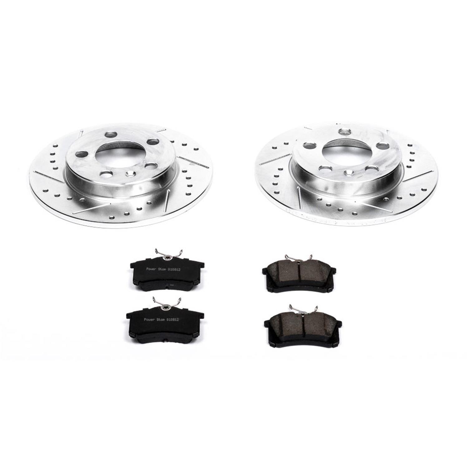 Power Stop 00-06 Audi TT Quattro Front & Rear Z23 Evolution Sport Brake Kit (1x psbK3093, 1x psbK914) thumbnail 4