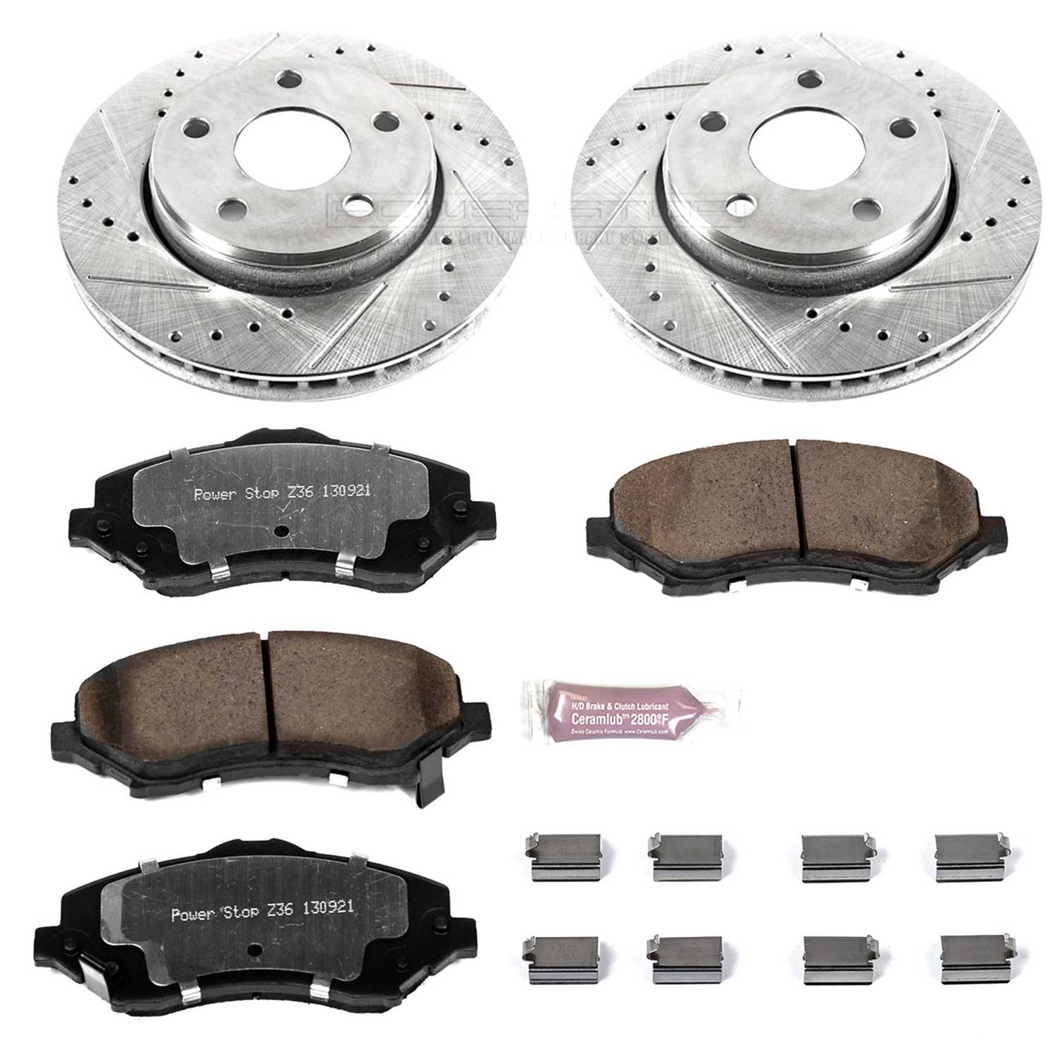Power Stop K2798-36 Power Stop Z36 Truck and Tow Brake Upgrade Kits