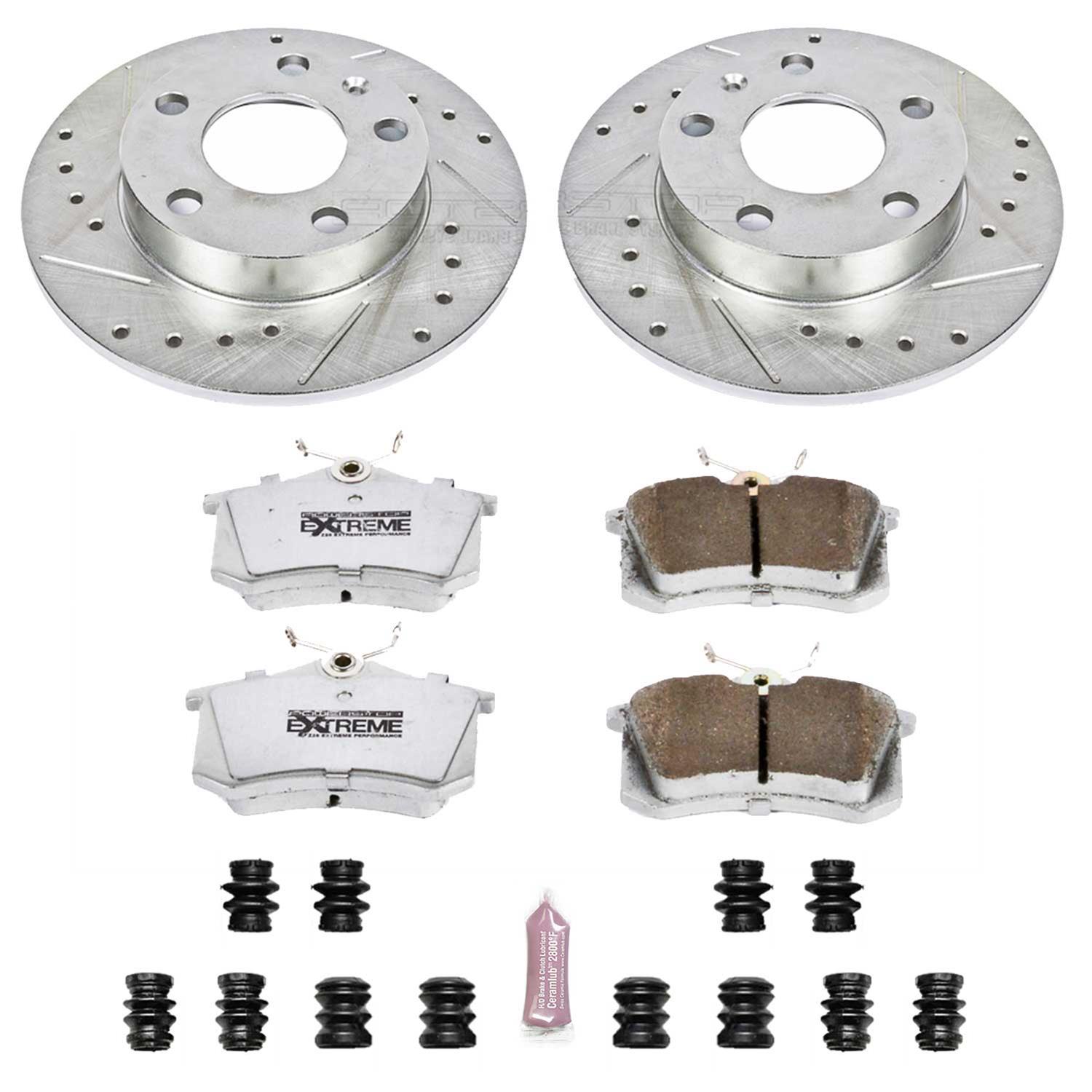 Power Stop K312926 Power Stop Z26 Street Warrior Brake Upgrade Kits