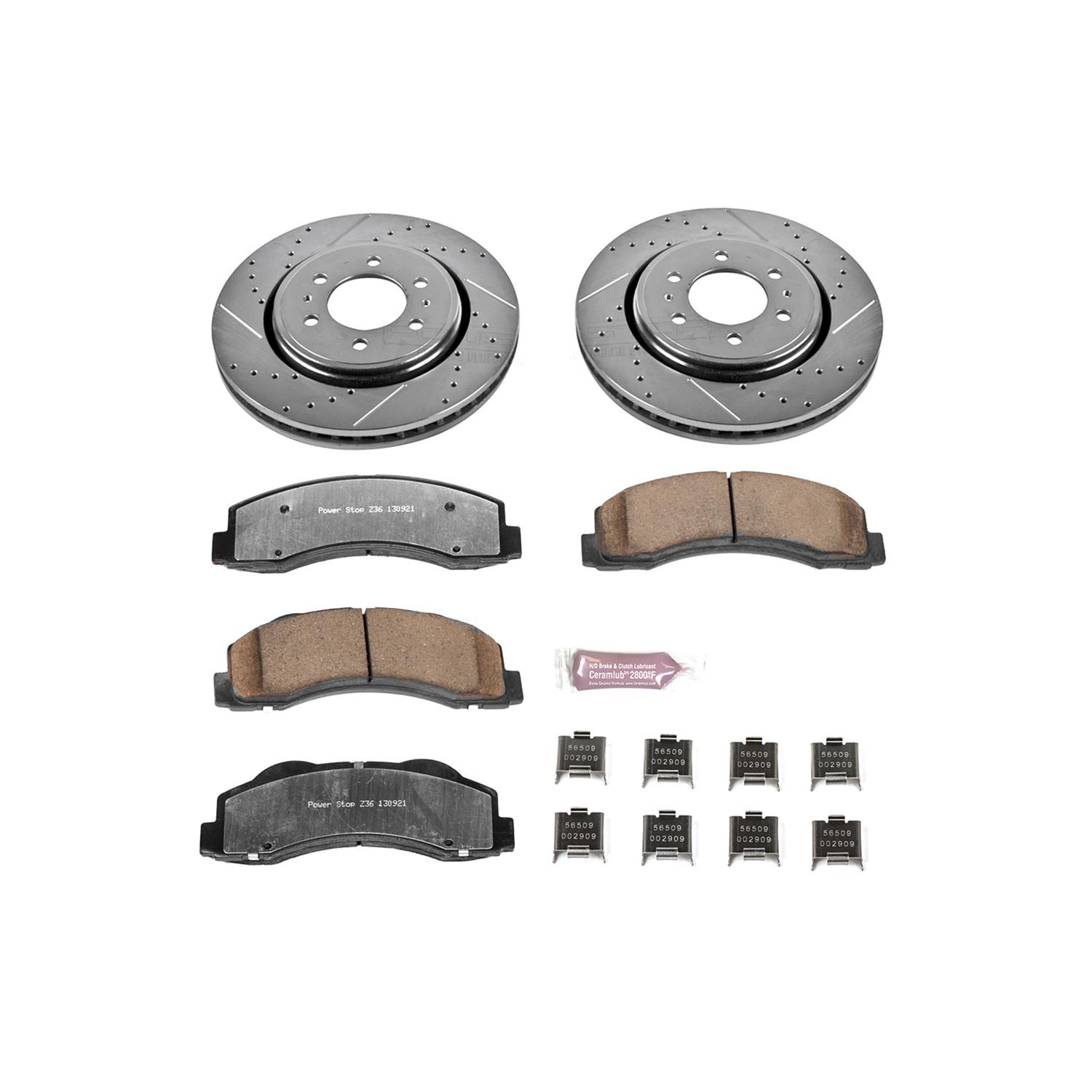 PowerStop Brake Kit | 2007–2008 Infiniti G35 (TDSK2986)