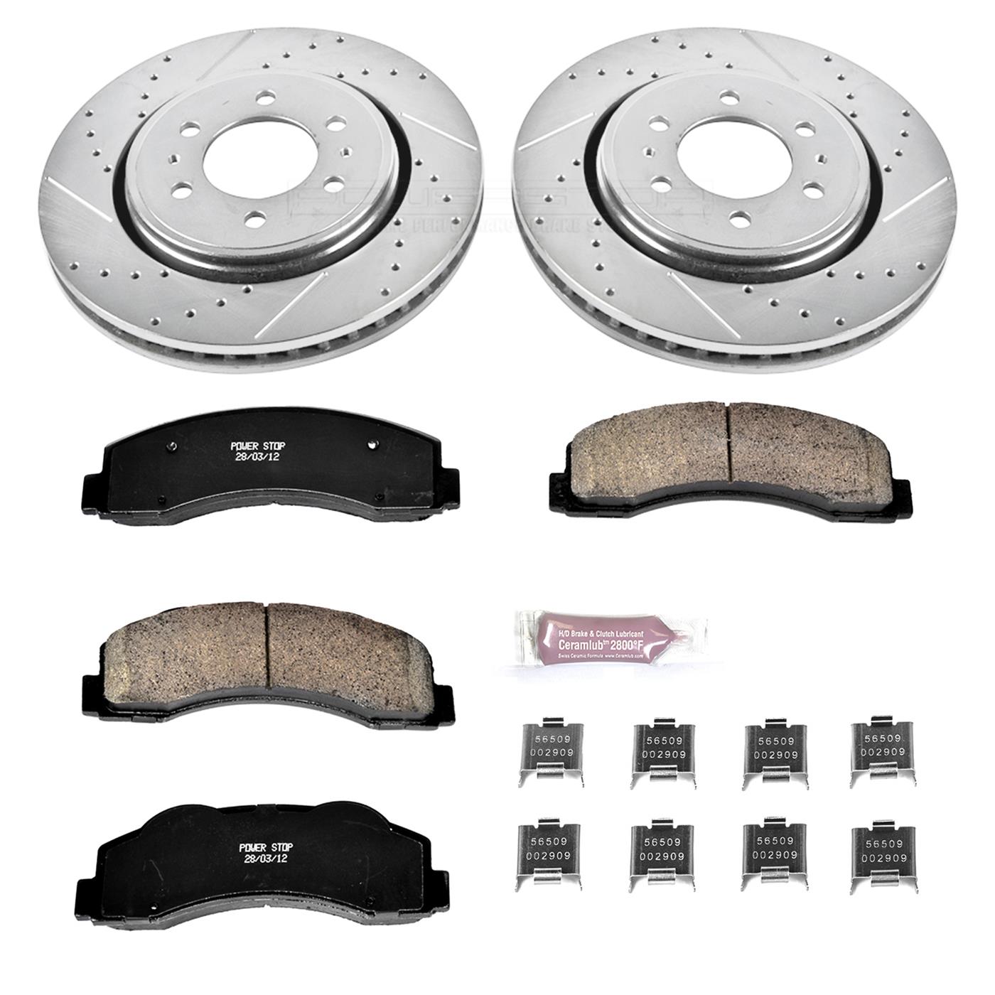 PowerStop Front & Rear Z23 Evolution Sport Brake Kit | Mercedes-Benz E43 AMG (17-18) (K8106)