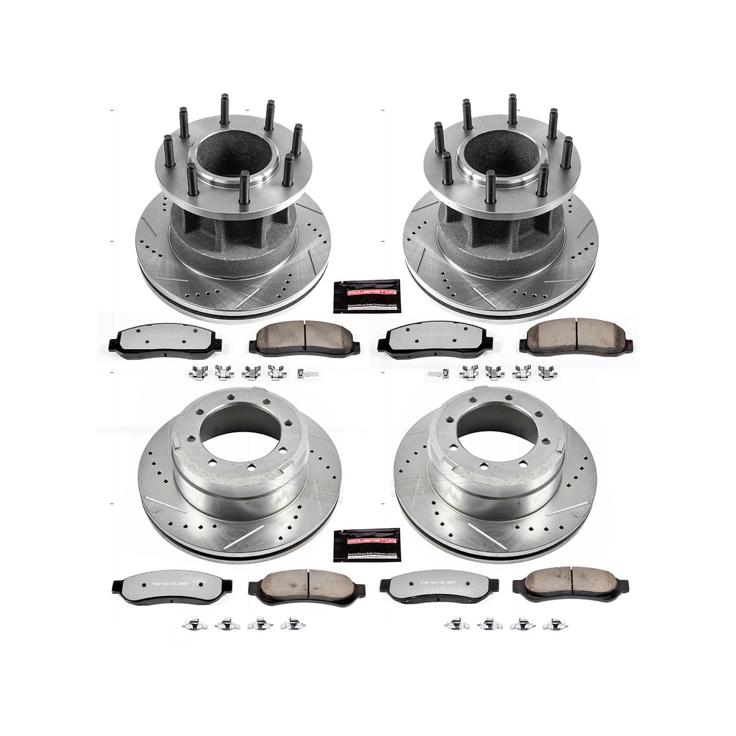 Power Stop 07-10 Ford F-350 Super Duty Front & Rear Z36 Truck & Tow Brake Kit (Bundled Kit) thumbnail 7