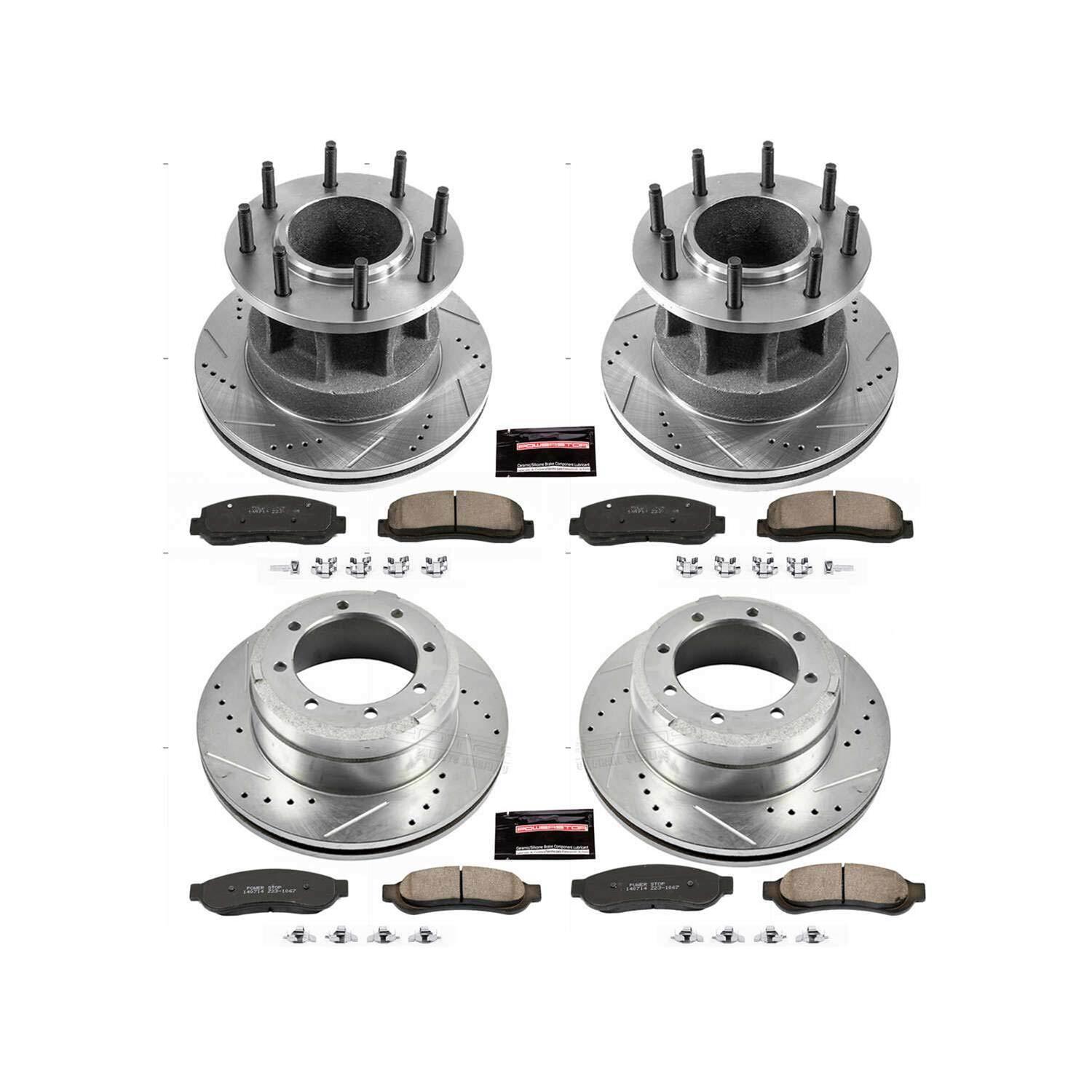 Power Stop 07-10 Ford F-350 Super Duty Front & Rear Z23 Evolution Brake Kit (1x psbK4593, 1x psbZ23-1069, 1x psbAR82128XL, 1x psbAR82128XR) thumbnail 3