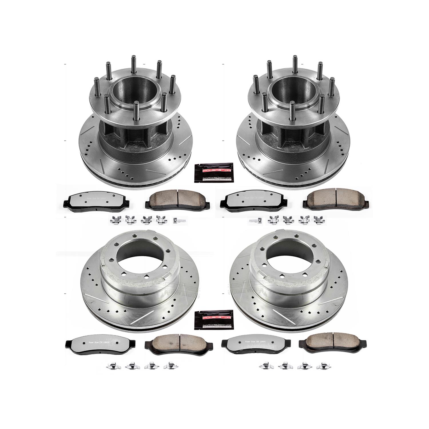 Power Stop 05-07 Ford F-350 Super Duty Front & Rear Z36 Truck & Tow Brake Kit (Bundled Kit) thumbnail 7