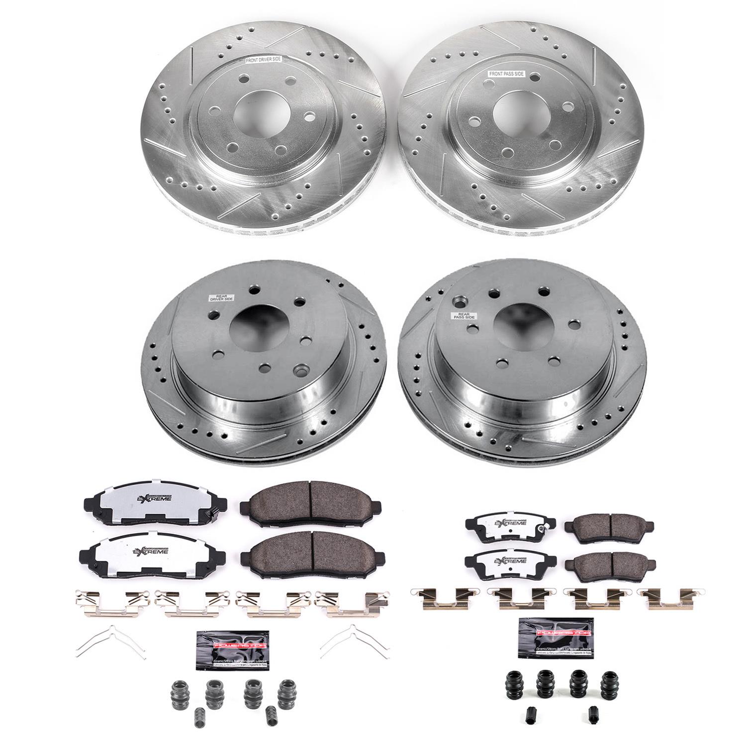 Power Stop 05-18 Nissan Frontier Front & Rear Z36 Truck & Tow Brake Kit (1x psbK4621-36, 1x psbK142-36) thumbnail 4