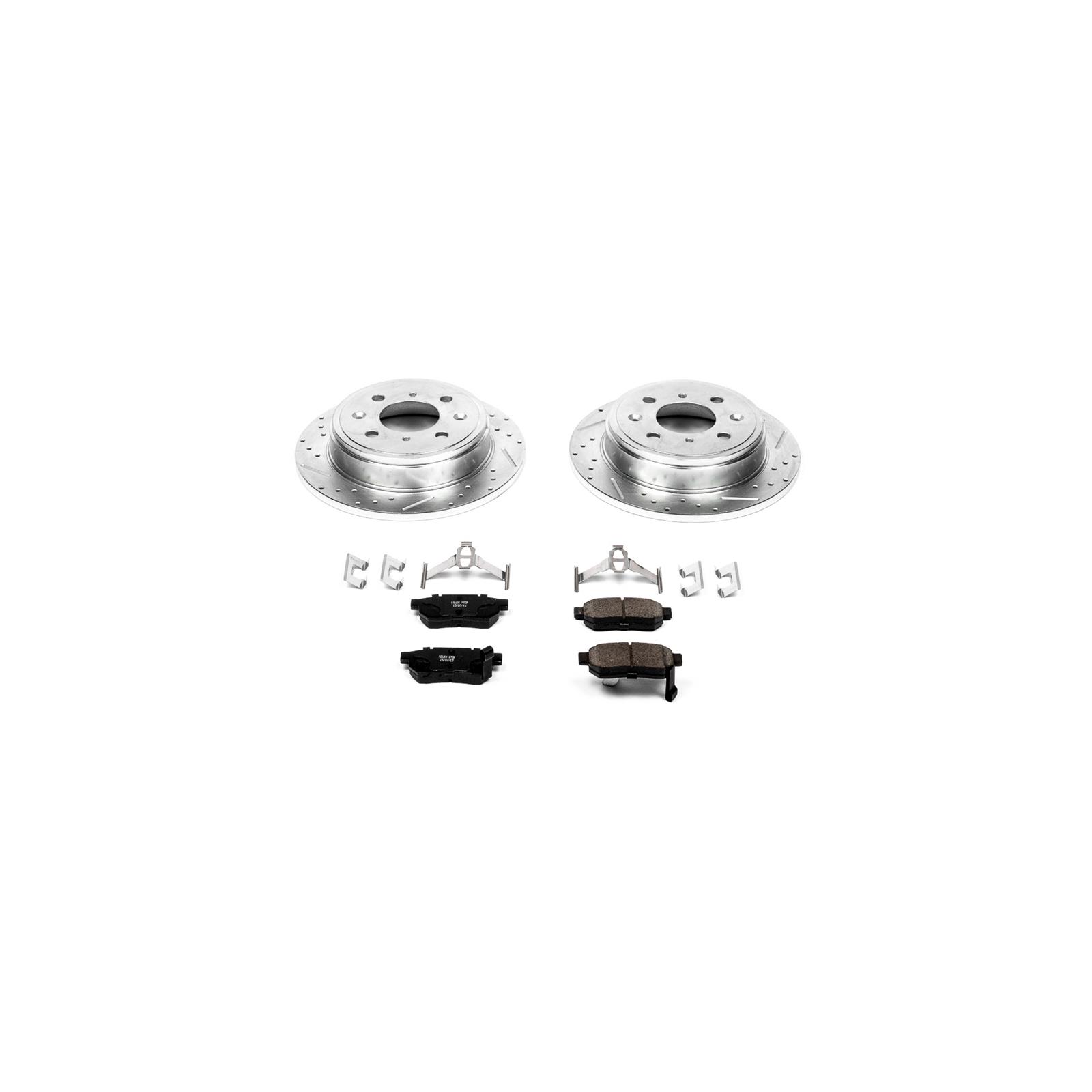 Power Stop K408 Power Stop Z23 Evolution Sport Brake Upgrade Kits