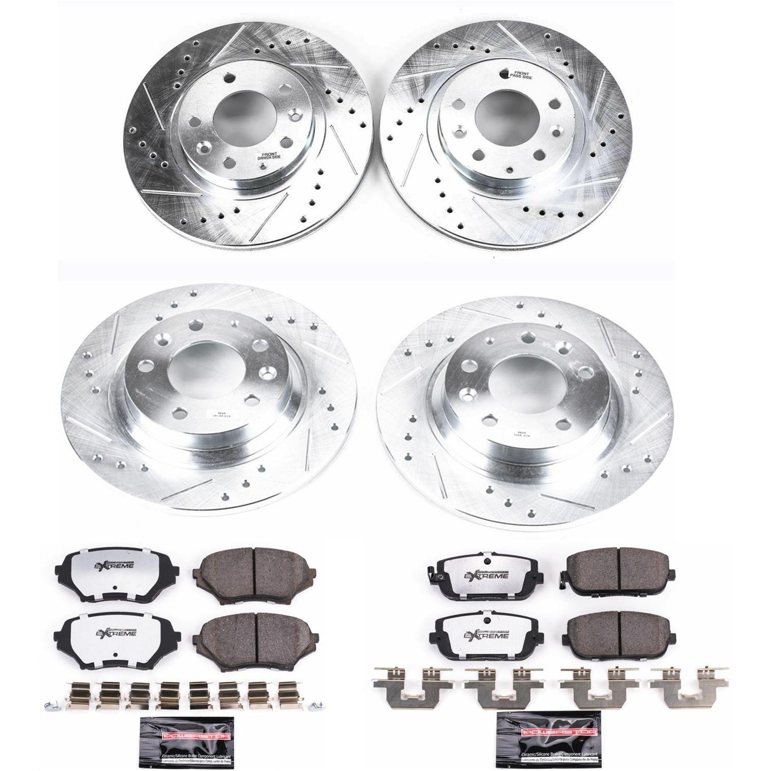 Power Stop 06-15 Mazda MX-5 Miata Front & Rear Z26 Street Warrior Brake Kit (1x psbK4659-26, 1x psbK2451-26) thumbnail 3