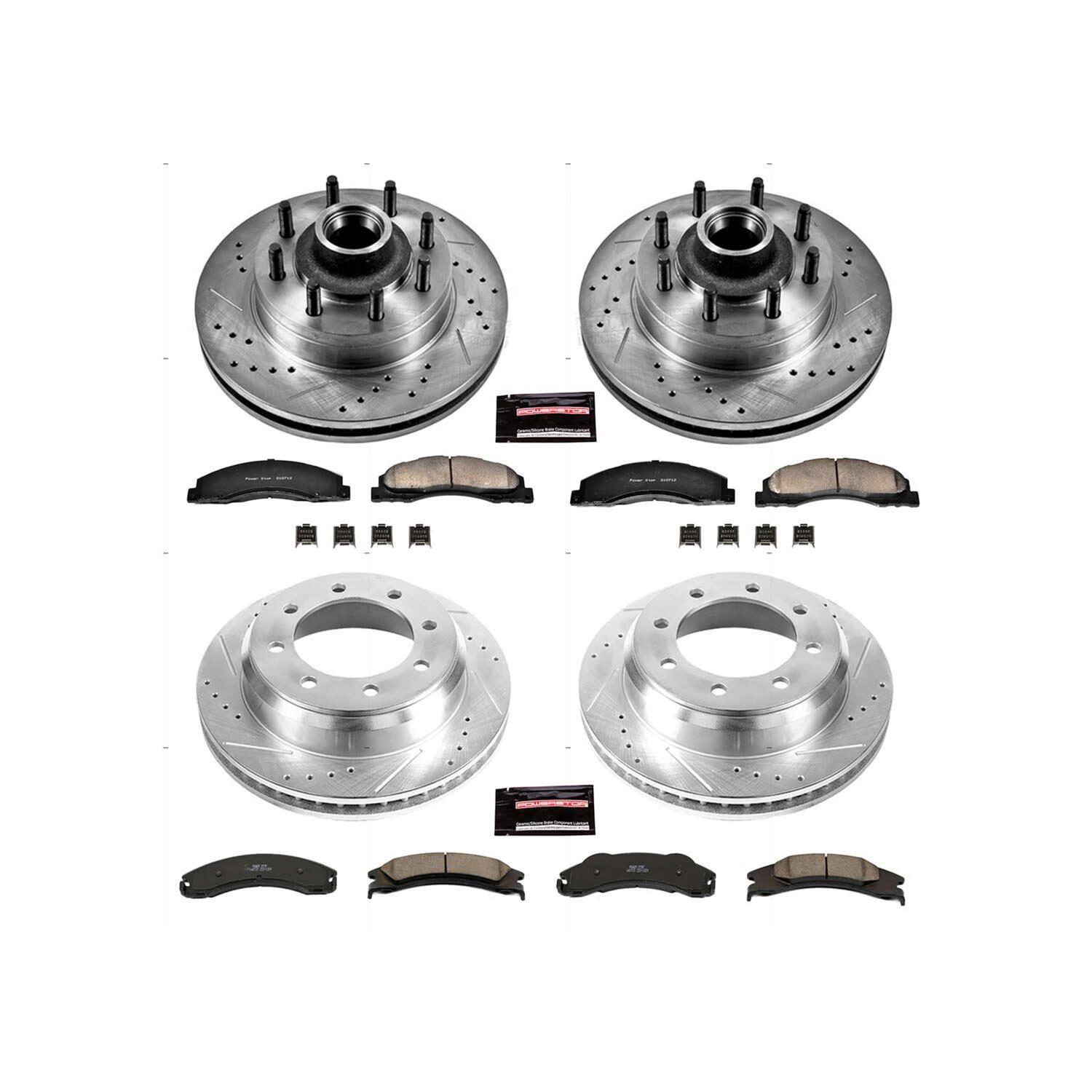 Power Stop 08-14 Ford E-150 Front & Rear Z23 Evolution Brake Kit (1x psbZ23-1328, 1x psbK4718, 1x psbAR82129XL, 1x psbAR82129XR) thumbnail 4