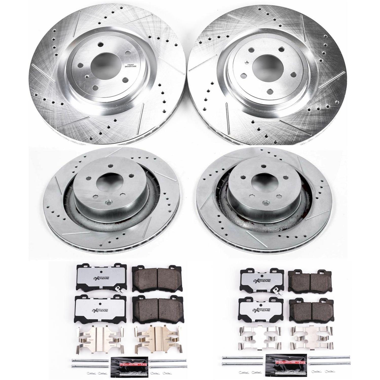 PowerStop K4138-26 PowerStop Z26 Street Warrior Brake Upgrade Kits