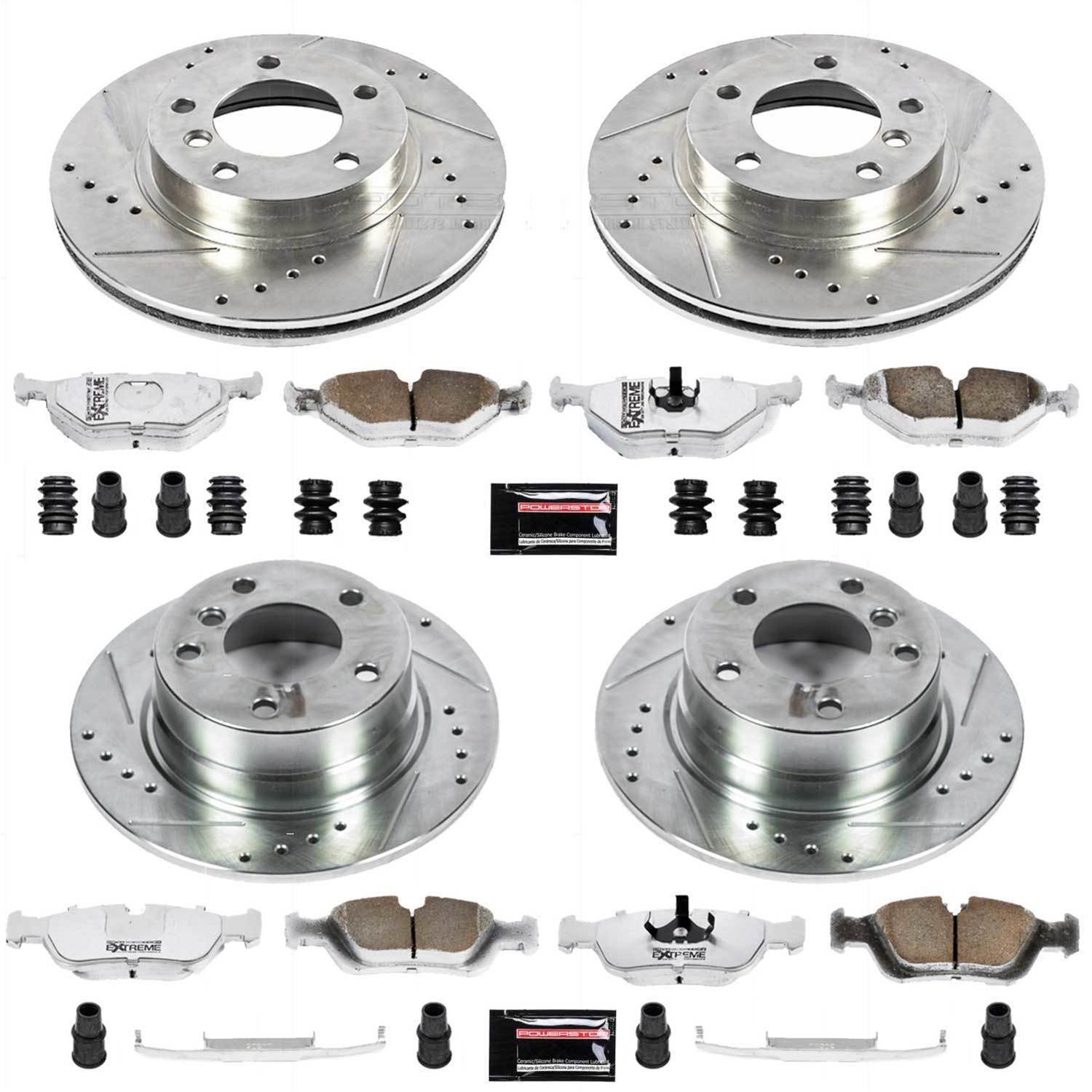 Power Stop 03-05 BMW Z4 Front & Rear Z26 Street Warrior Brake Kit (1x psbK497-26, 1x psbK5130-26) thumbnail 4