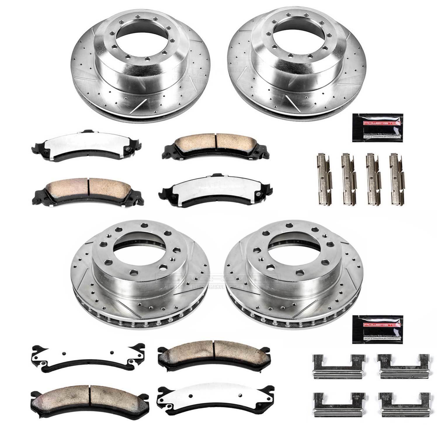 Power Stop 2005 Chevrolet Silverado 1500 HD Front & Rear Z36 Truck & Tow Brake Kit (1x psbK2020-36, 1x psbK5225-36) thumbnail 4