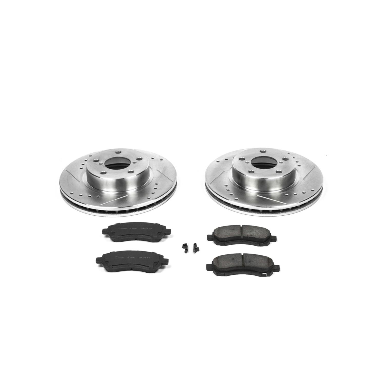 Power Stop K445 Power Stop Z23 Evolution Sport Brake Upgrade Kits