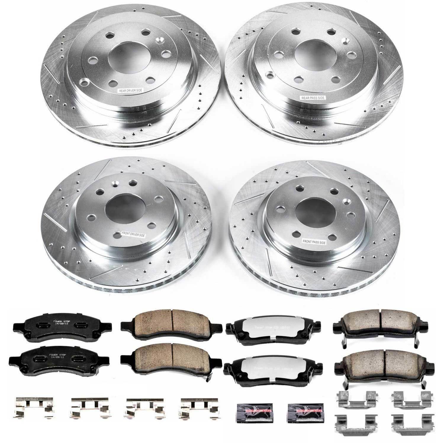 Power Stop 08-17 Buick Enclave Front & Rear Z36 Truck & Tow Brake Kit (1x psbK5262-36, 1x psbK4657-36) thumbnail 3