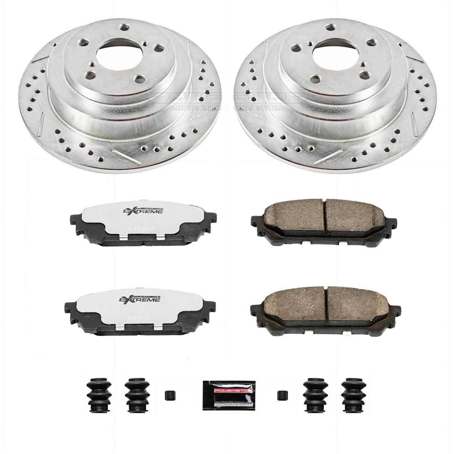 PowerStop Front and Rear Z26 Street Brake Kit | Honda Civic (22) (K8343-26) main image 1