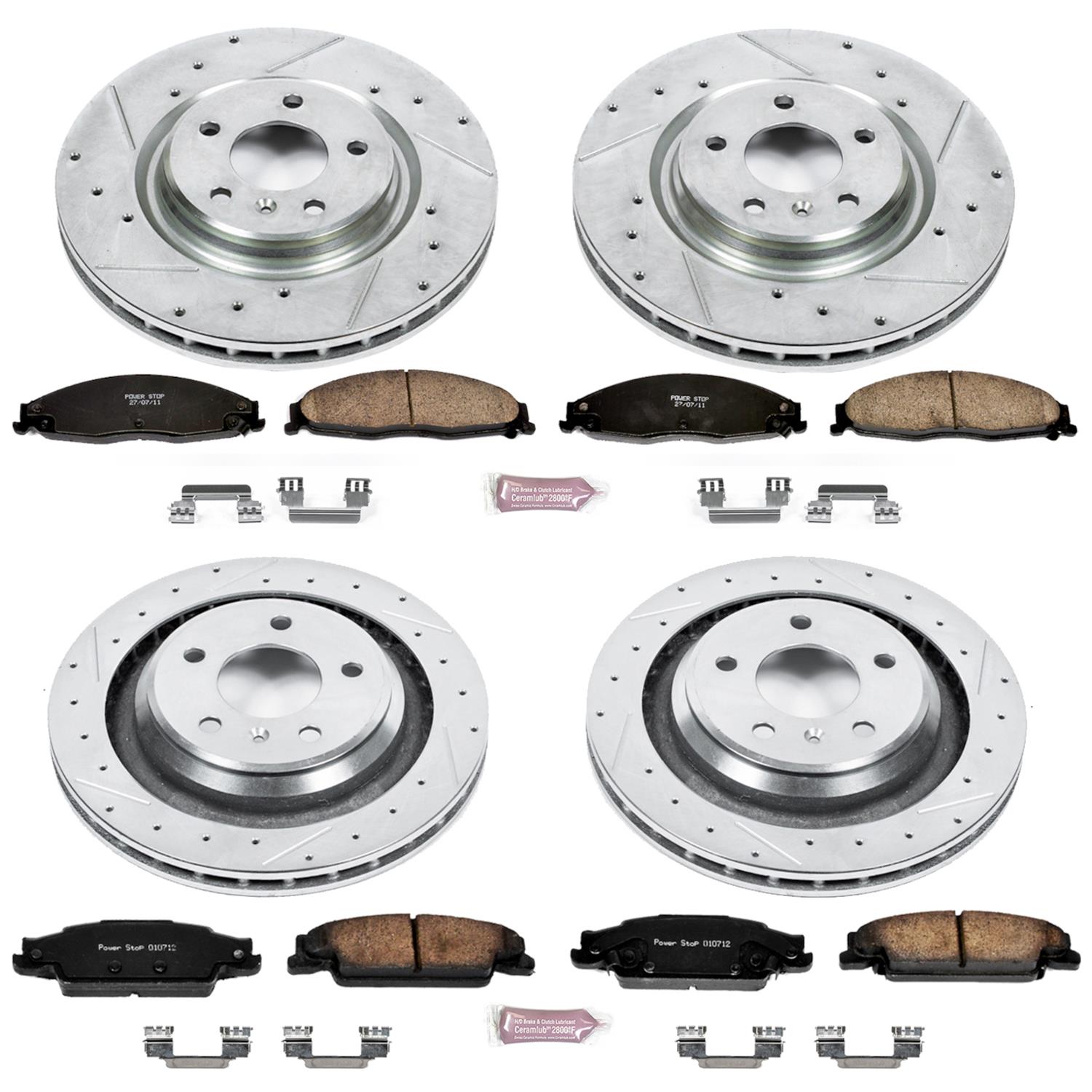 Power Stop 05-08 Pontiac Grand Prix Front & Rear Z23 Evolution Sport Brake Kit (1x psbK5289, 1x psbK1597) thumbnail 8