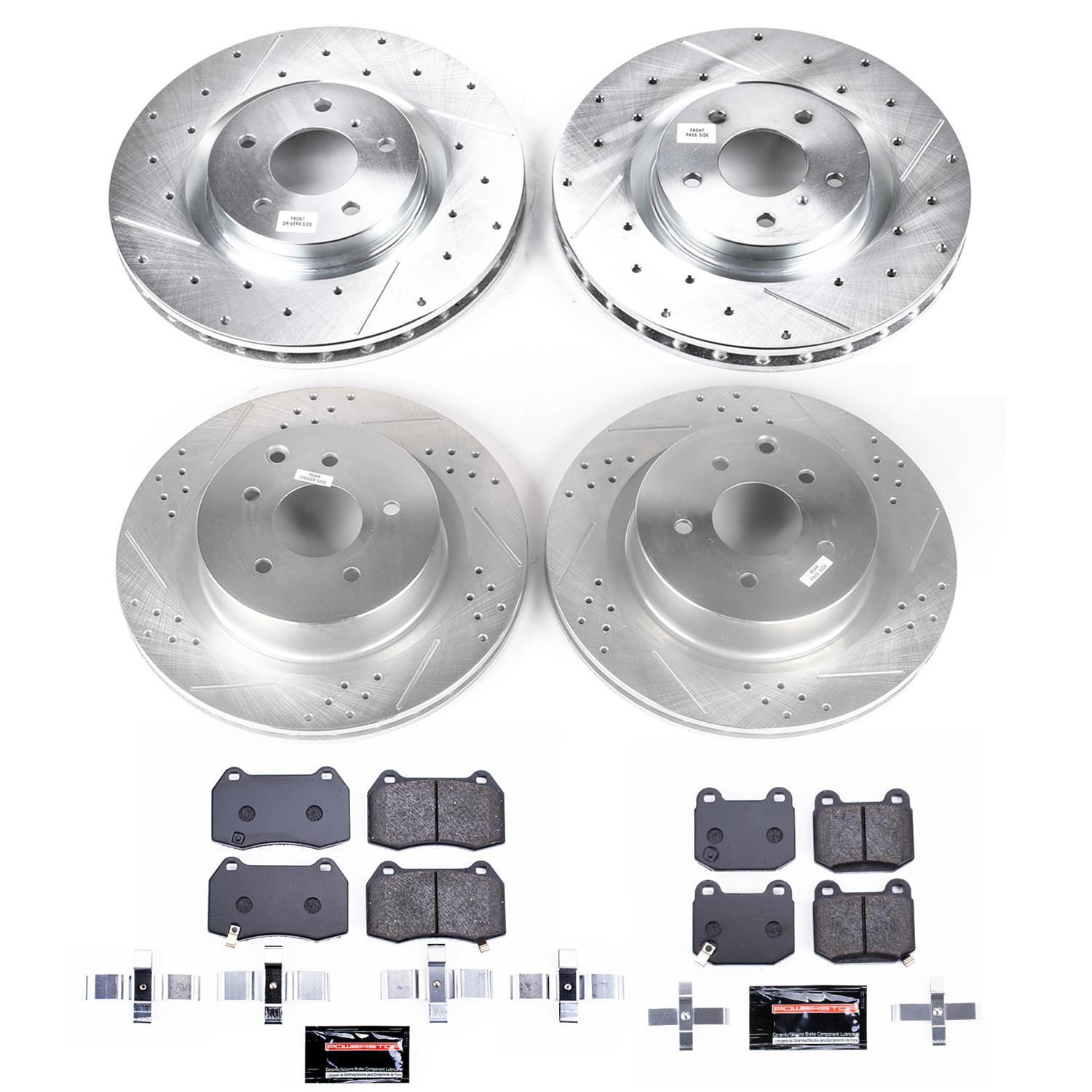 Power Stop 03-04 Infiniti G35 Front & Rear Z23 Evolution Sport Brake Kit (1x psbK5303, 1x psbK104) thumbnail 8