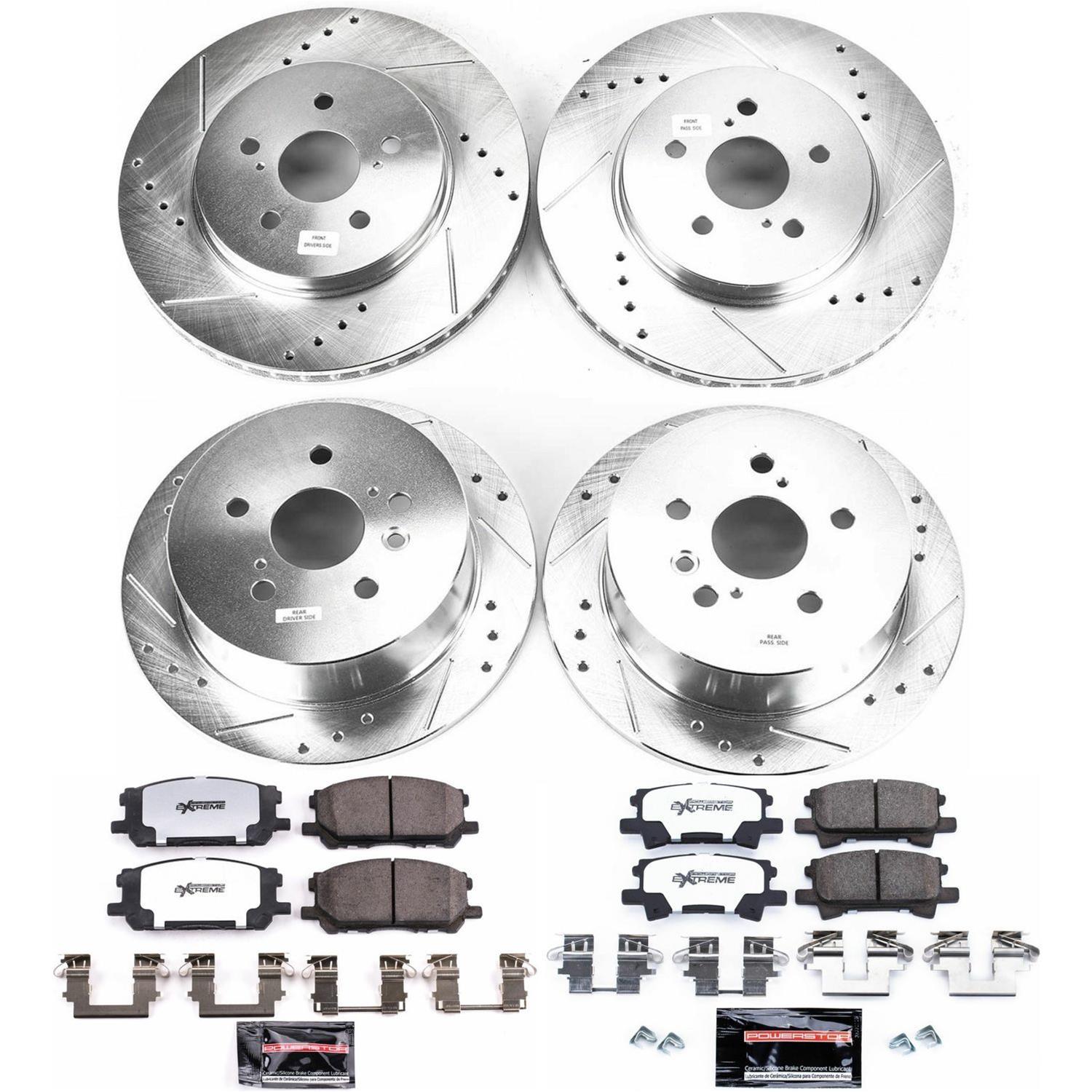 Power Stop 04-06 Lexus RX330 Front & Rear Z36 Truck & Tow Brake Kit (1x psbK5333-36, 1x psbK196-36) thumbnail 3
