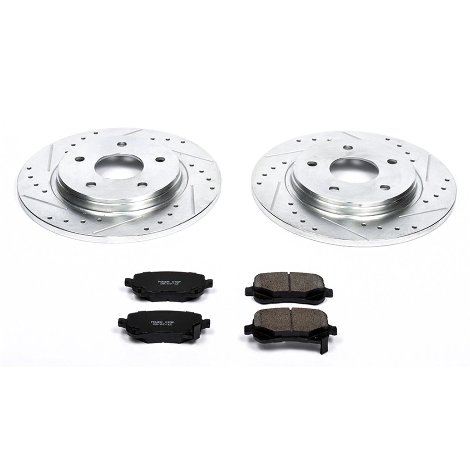 Power Stop K4569 Rear One-Click Brake Kit