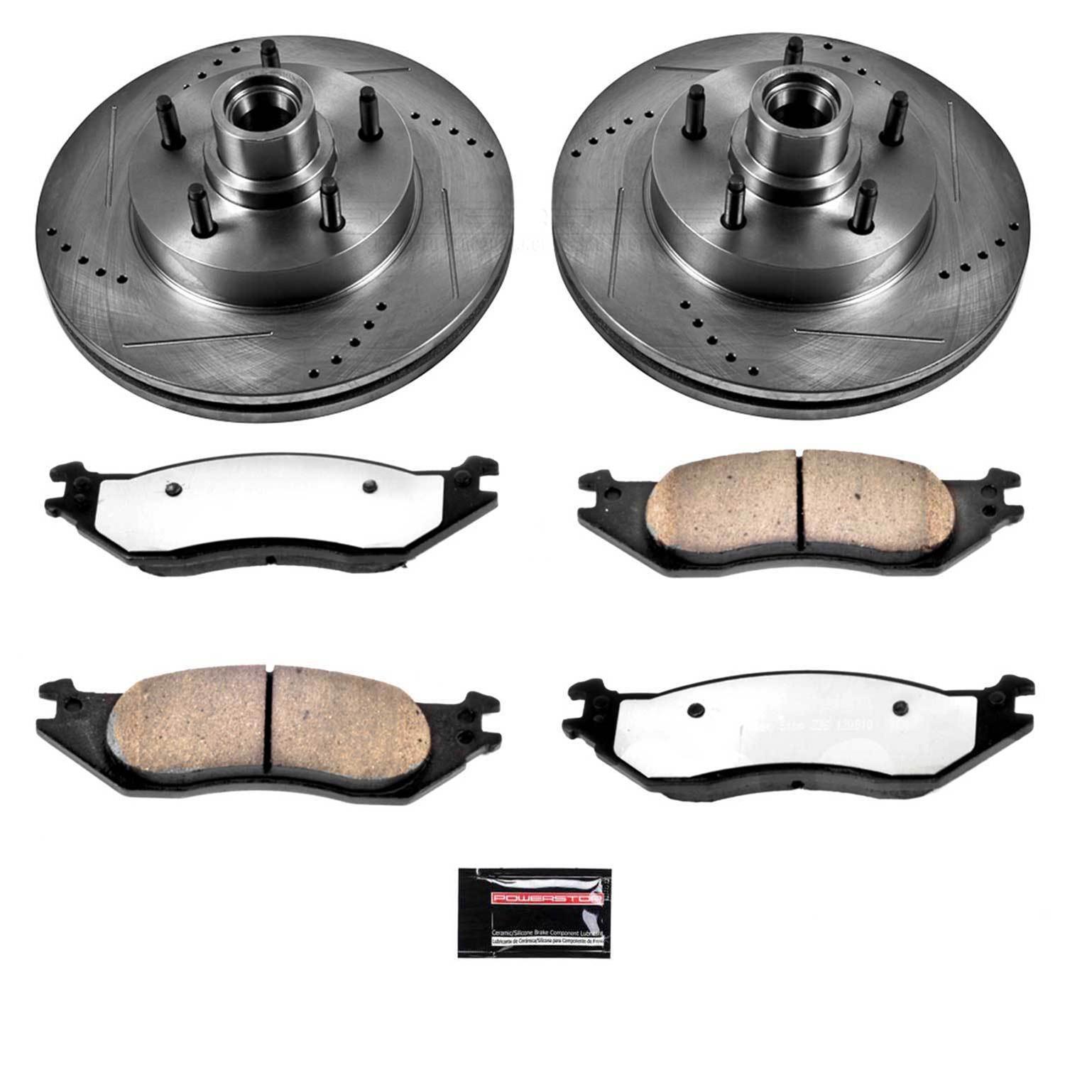 Power Stop 04-05 Ford E-150 Club Wagon Front Z36 Truck & Tow Brake Kit (1x psbZ36-1045, 1x psbAR85111XL, 1x psbAR85111XR, 1x psbH759K) thumbnail 2