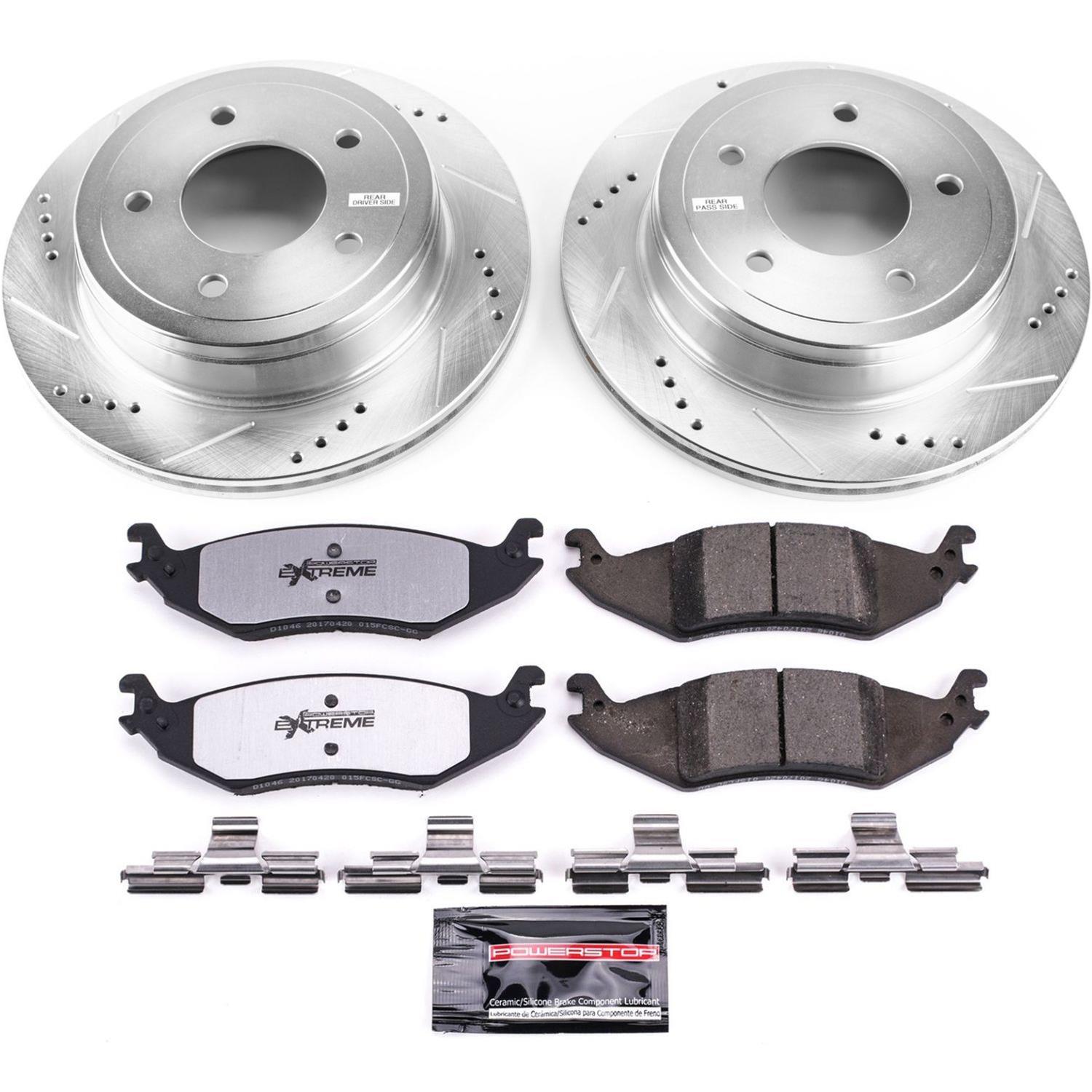 Power Stop 04-05 Ford E-150 Club Wagon Front and Rear Z36 Truck & Tow Brake Kit (Bundled Kit) thumbnail 7