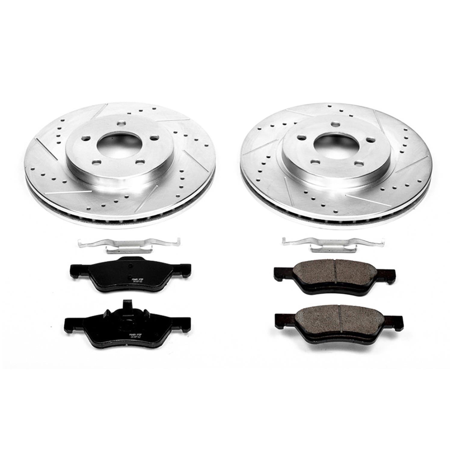 Power Stop 05-07 Ford Escape Front & Rear Z23 Evolution Sport Brake Kit (1x psbK4580, 1x psbK4585) thumbnail 3