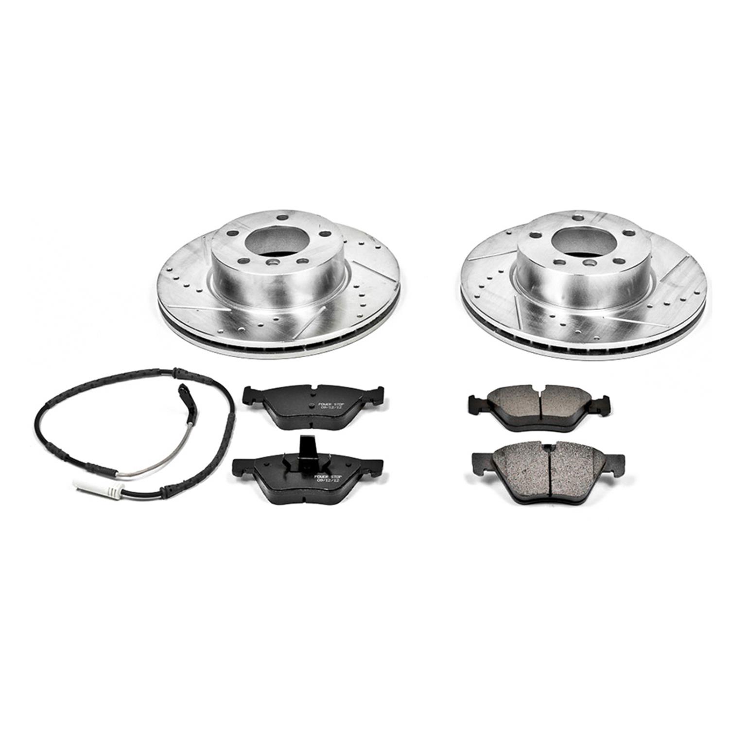 Power Stop 2007 BMW 328xi Front & Rear Z23 Evolution Sport Brake Kit w/Calipers (1x psbK3002, 1x psbS3242, 1x psbS3226, 1x psbK4589) thumbnail 7
