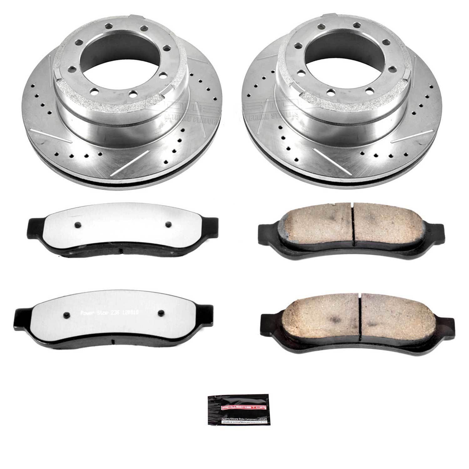 Power Stop 07-10 Ford F-350 Super Duty Front & Rear Z36 Truck & Tow Brake Kit (Bundled Kit) thumbnail 8