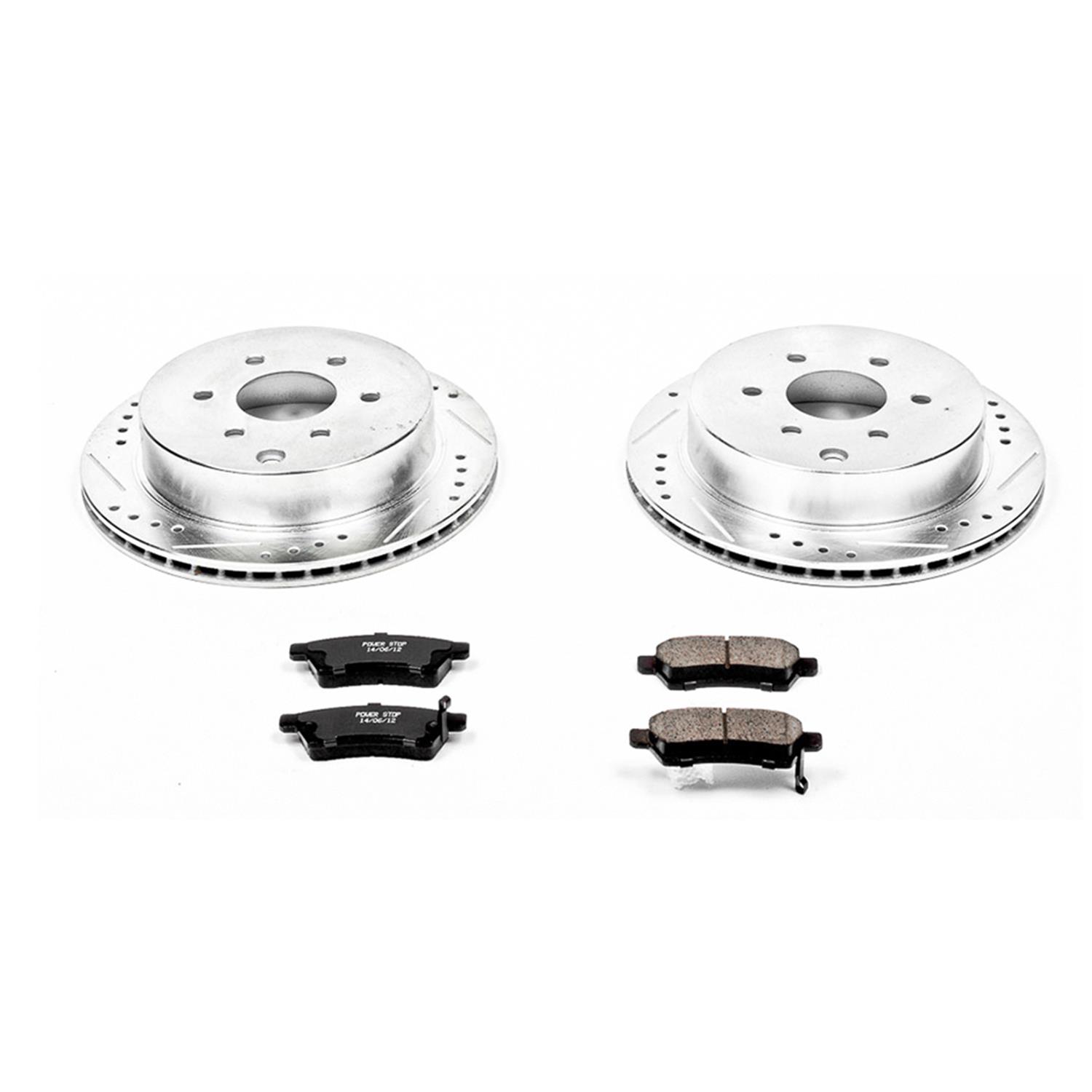 Power Stop K6763 - Front And Rear Z23 Evolution Sport Brake Kit - View #12