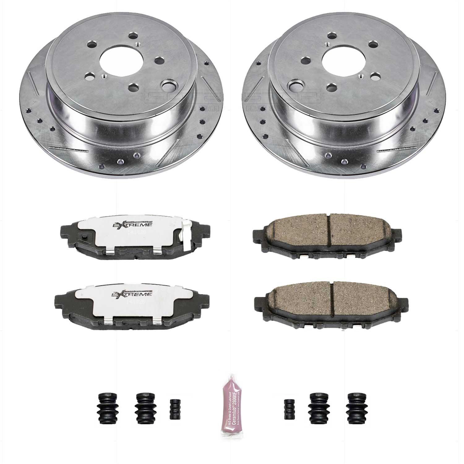 Power Stop K463126 Power Stop Z26 Street Warrior Brake Upgrade Kits