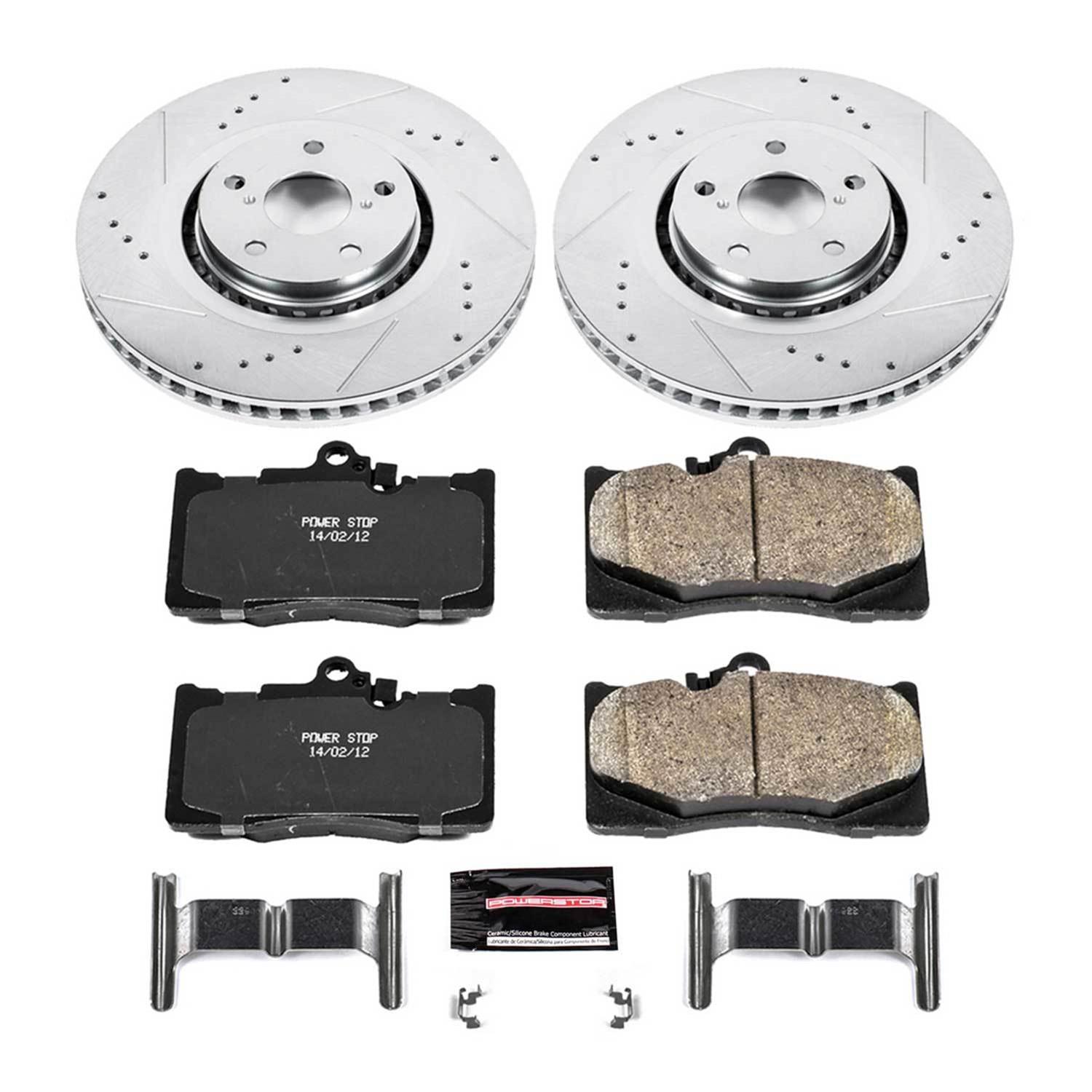 PowerStop K4070 PowerStop Z23 Evolution Sport Brake Upgrade Kits
